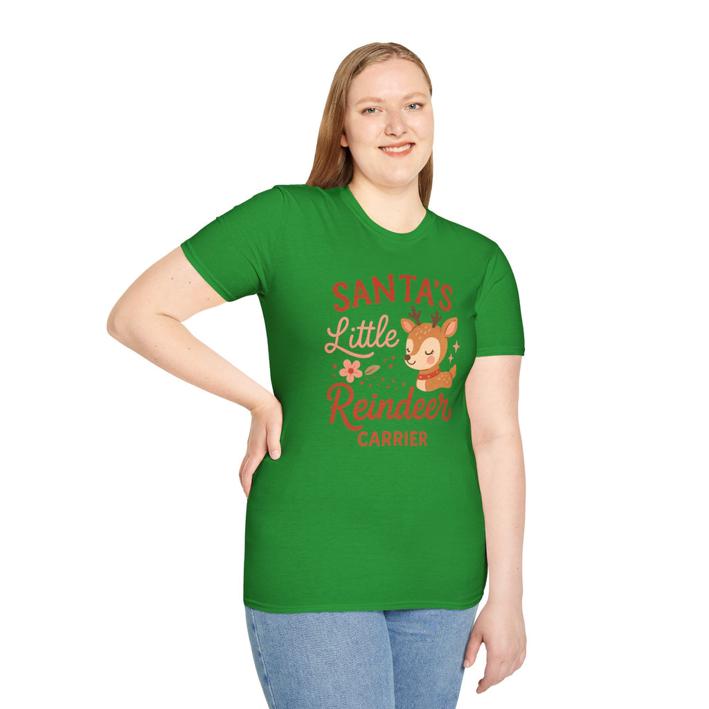 Santa's Little Reindeer Carrier T-Shirt