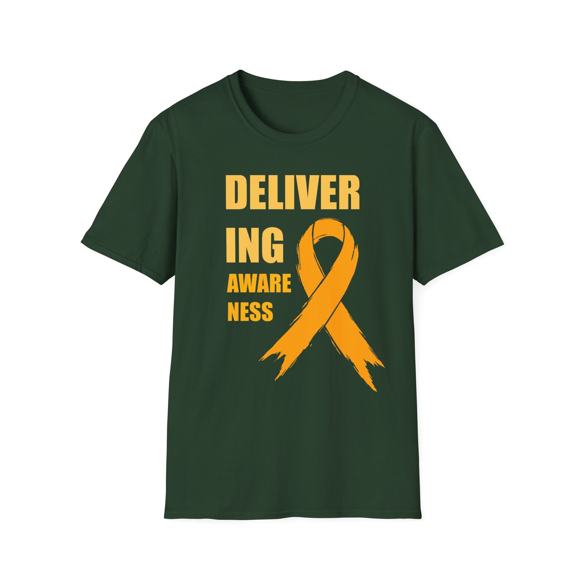Childhood Cancer Awareness Shirt – Delivering Awareness Gold Ribbon Support Tee