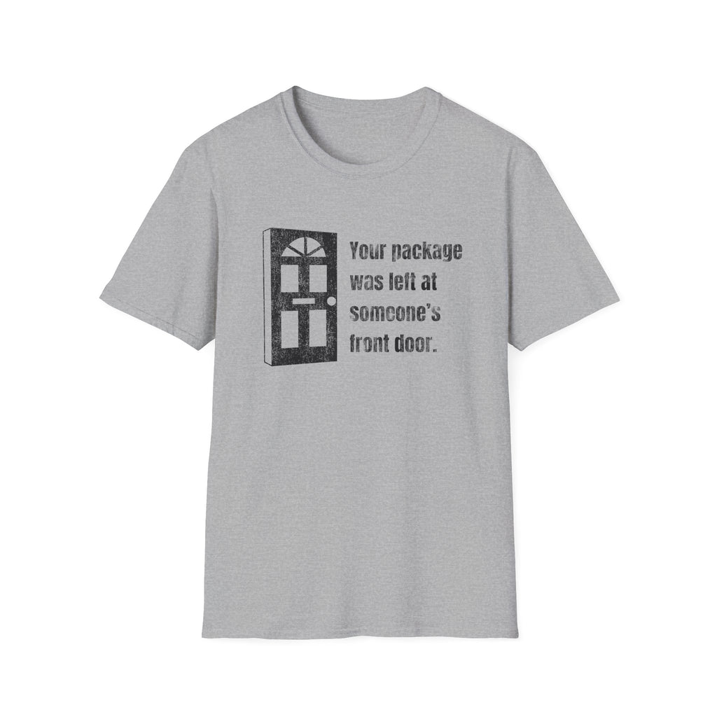 Someone’s front door, funny postal t shirt