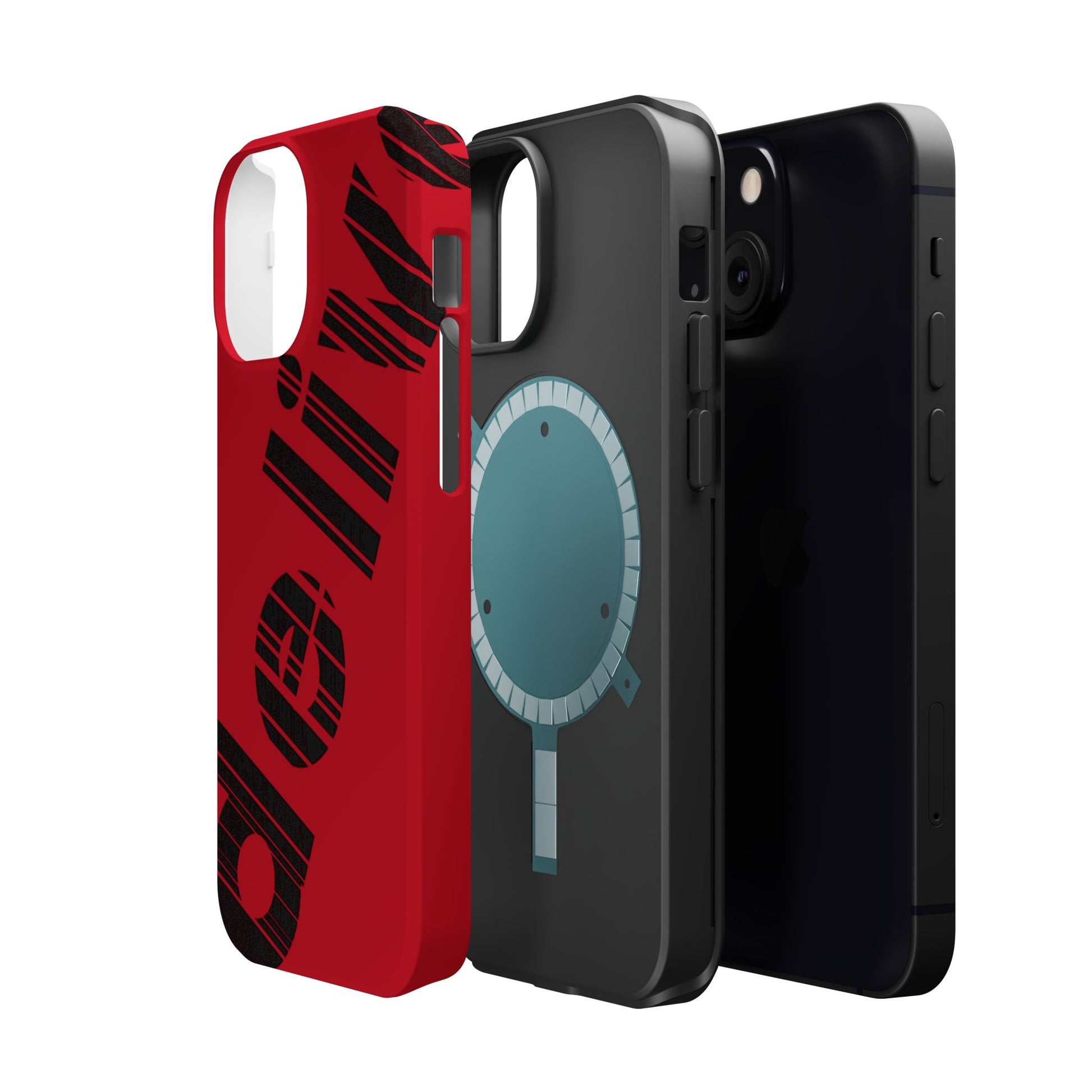 “Delivered” Magnetic Phone Cases, Impact-Resistant Phone Covers for Teens, Gift for Friends, Unique Cell Phone Accessories, Red Design, Custom [...]