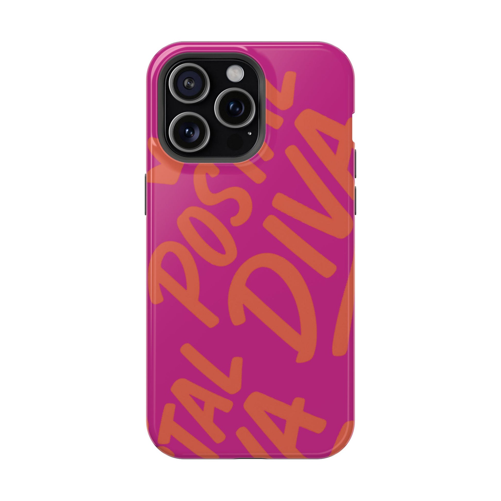 Postal Diva Magnetic Phone Case, Bold Colorful Phone Cover, Phone Case for Postal Divas, Unique Gift for Her, Trendy Smartphone Accessory