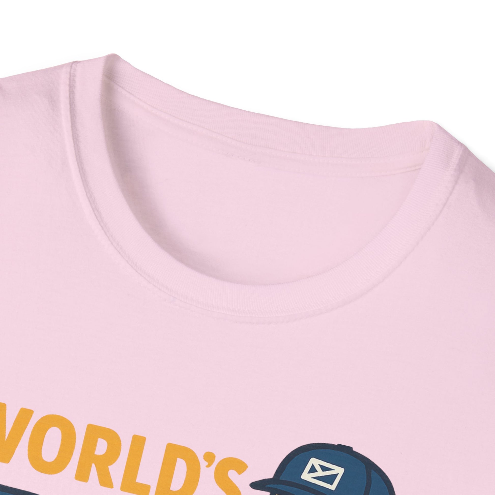 World's Okayest Mail Carrier T-Shirt, Funny Postal Worker Gift, Unisex Softstyle Tee, Unique Delivery carrier Shirt, Casual Everyday Wear