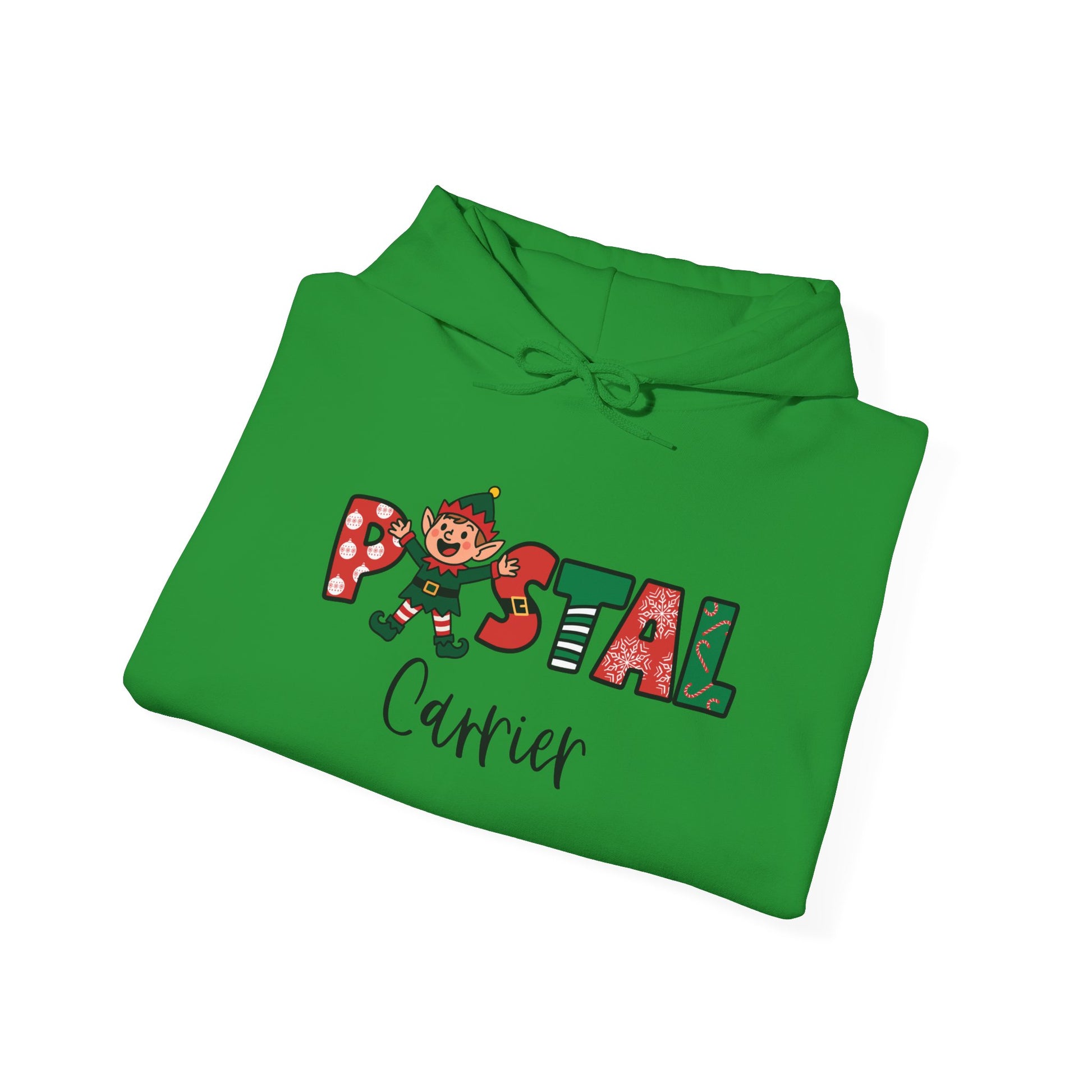 Postal Carrier Design Festive Postal Carrier Hooded Sweatshirt