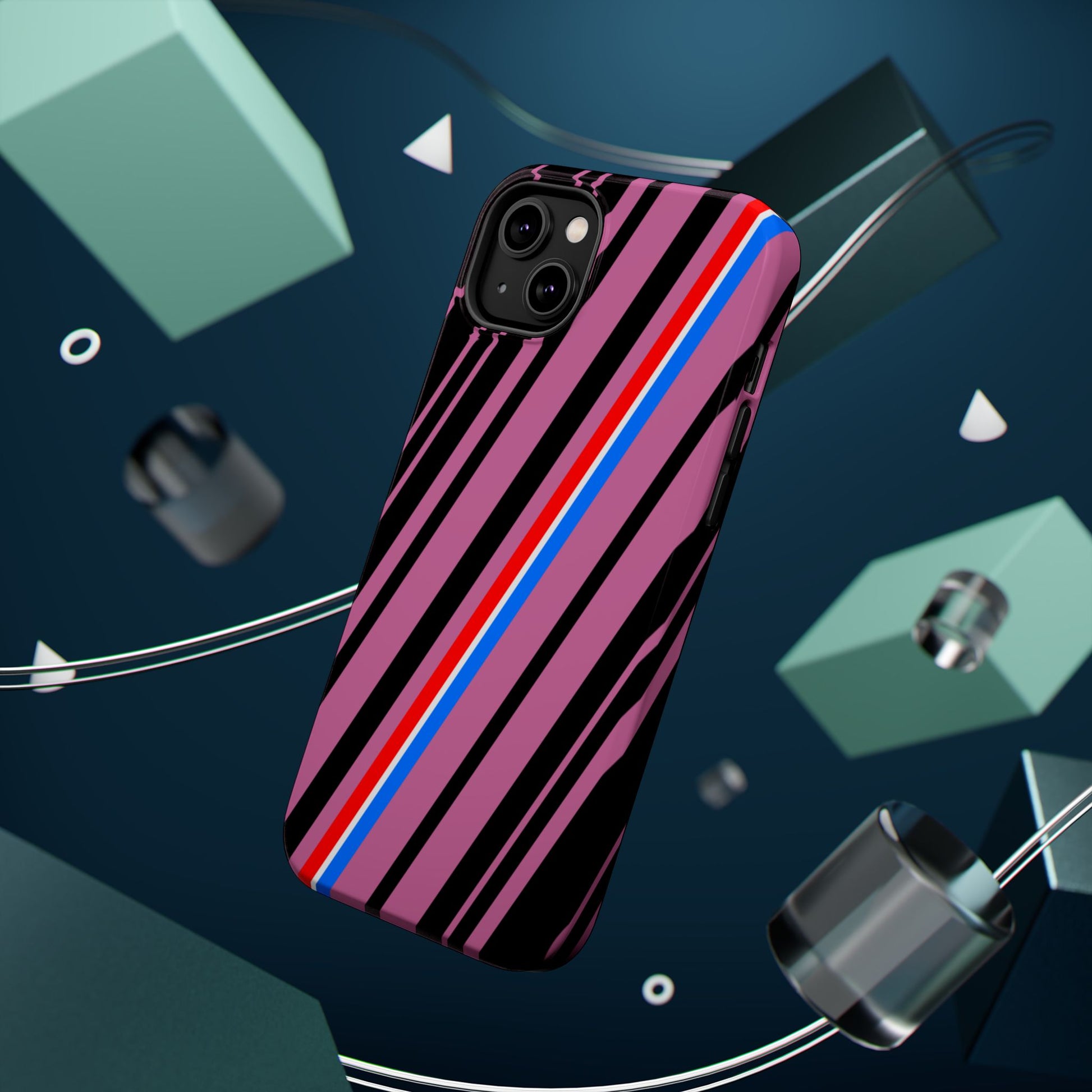 Vibrant Magnetic Phone Cases for Impact Resistance, Phone Protection, Gift for Tech Lovers, Postal Workers, Colorful Barcode Cases