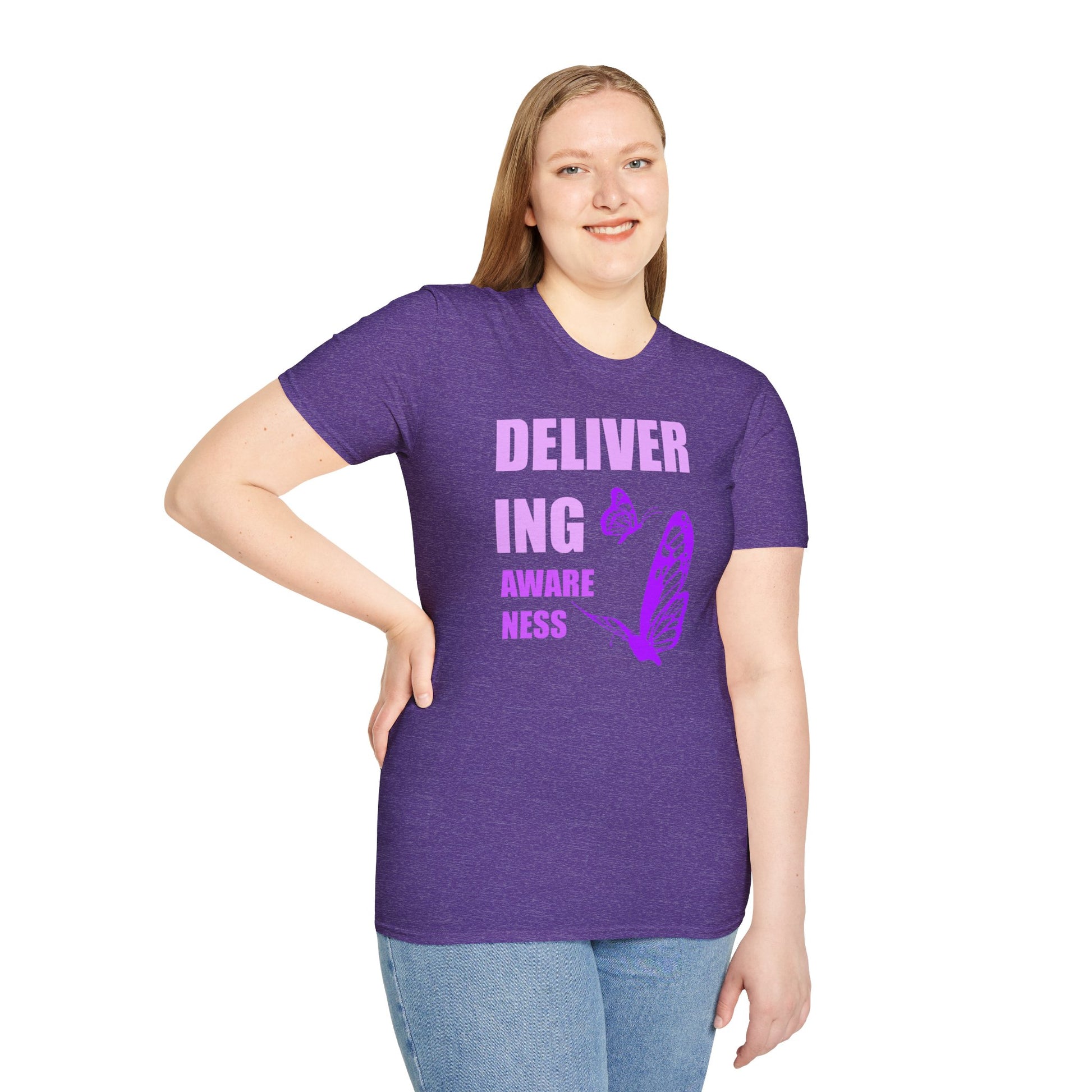 Lupus Awareness Shirt – Delivering Awareness Purple Butterfly Support Tee