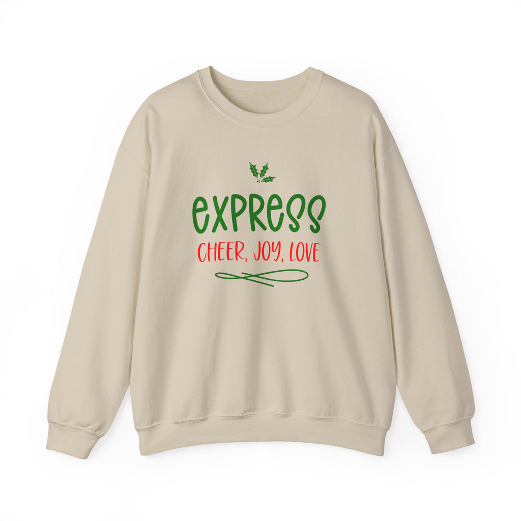 Express Cheer Joy Love Sweatshirt, Holiday Postal Sweatshirt, Holiday Gifts For Postal Workers.