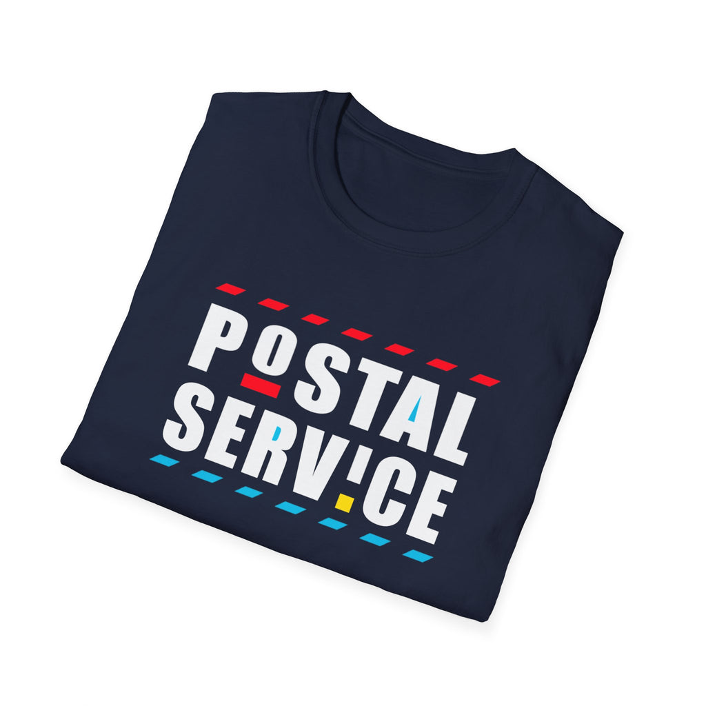 Postal Service Unisex Softstyle T-Shirt, Fun Graphic Tee, Gift for Postal Workers, Unique Casual Wear, Great for Holidays