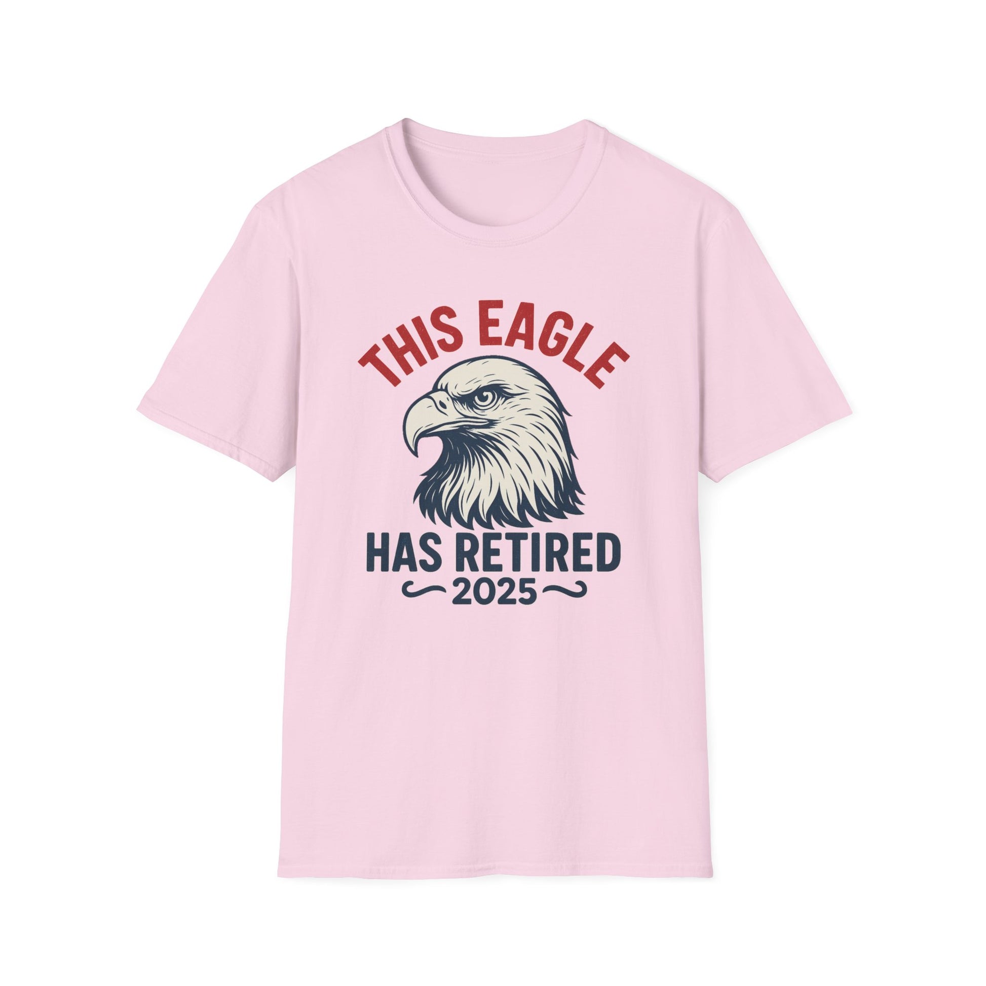 This Eagle Has Retired 2025 - Funny Eagle Retirement T-Shirt, Postal Retirement Gifts, Gifts For Postal Workers