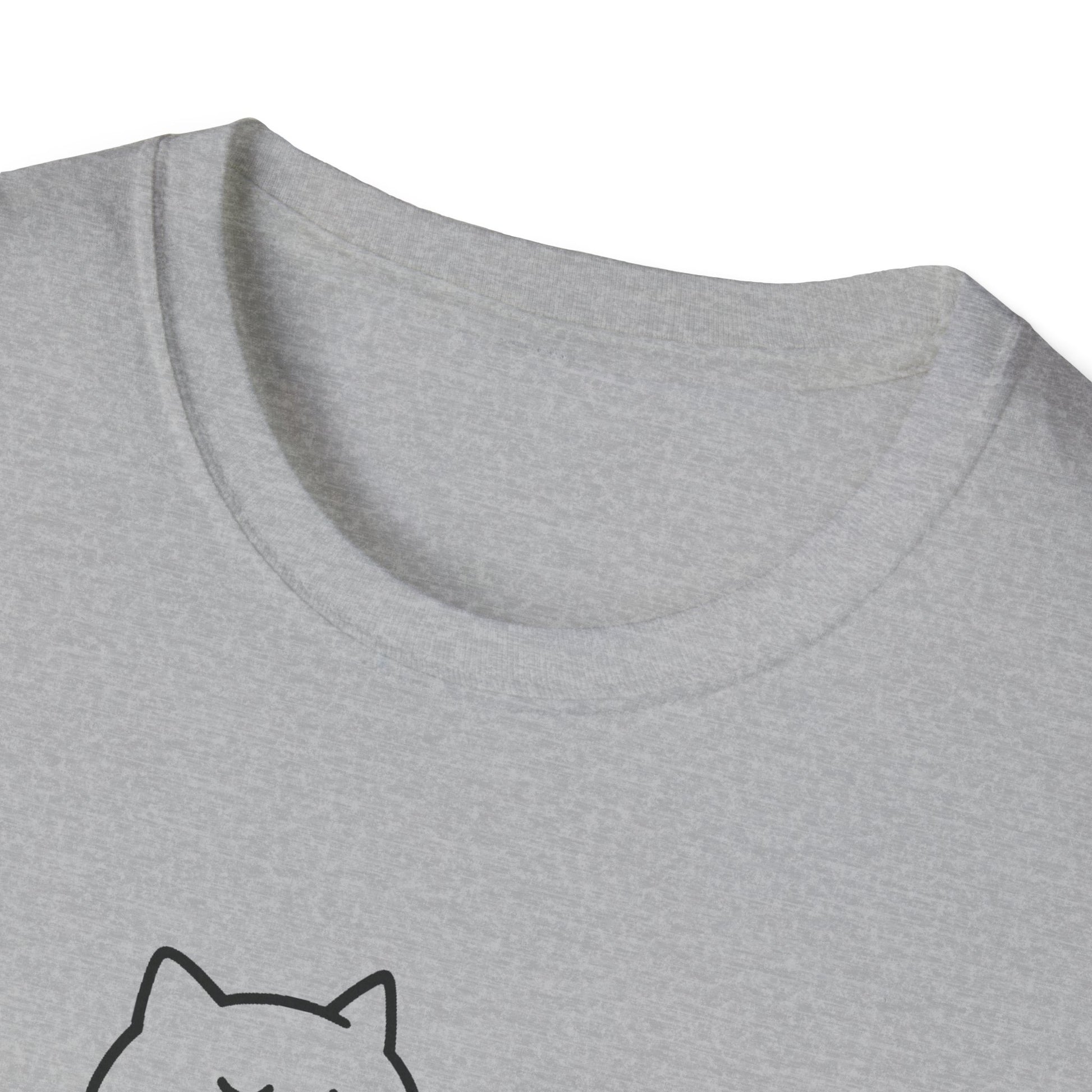 Chill Cat Sundays T-Shirt | Softstyle Unisex Tee for Cat Lovers | Fun Casual Wear, Gift for Birthdays, Lazy Days, Pet Lovers