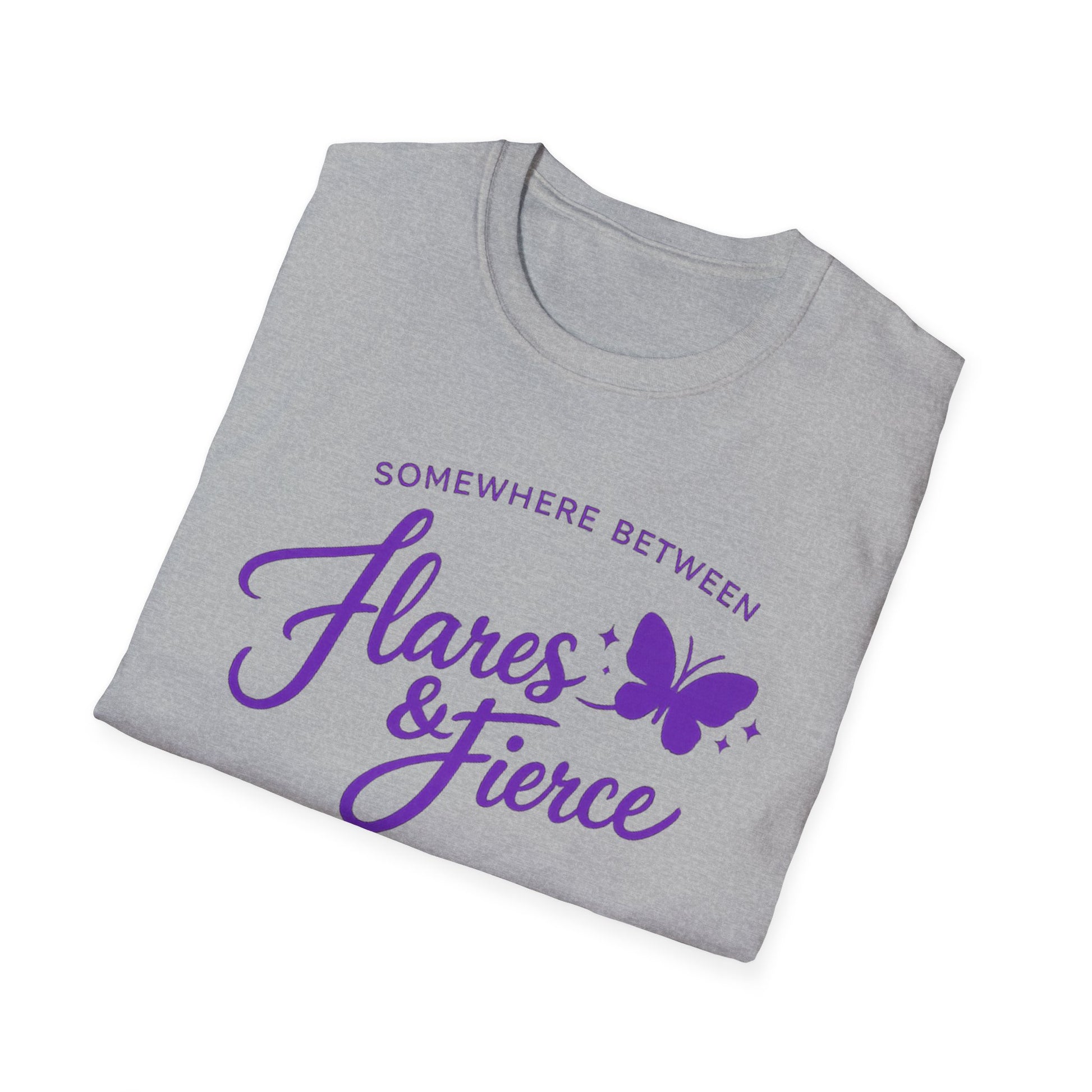 Somewhere Between Flares & Fierce Lupus Warrior T-Shirt