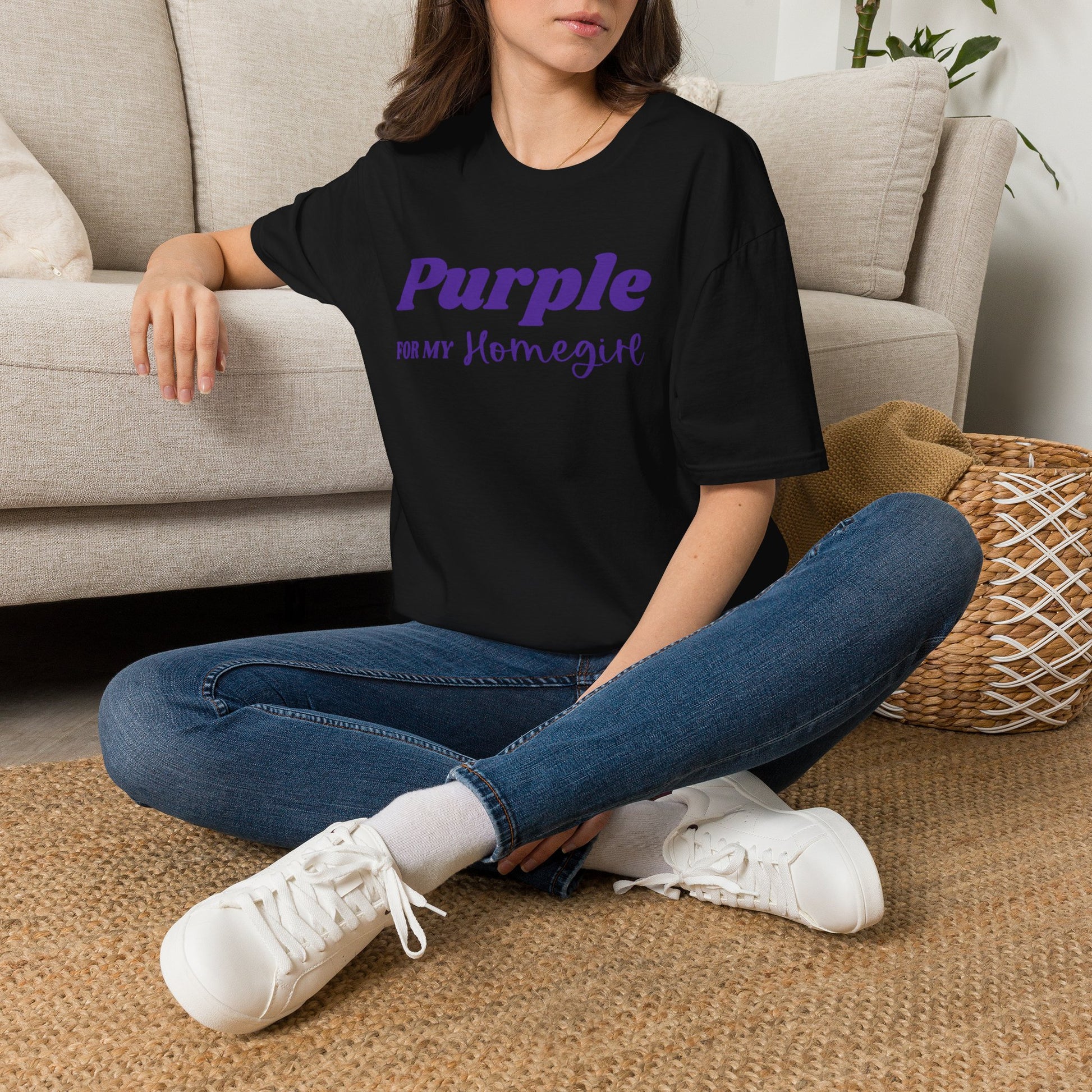 Purple For My Homegirl Lupus Awareness Graphic T-Shirt
