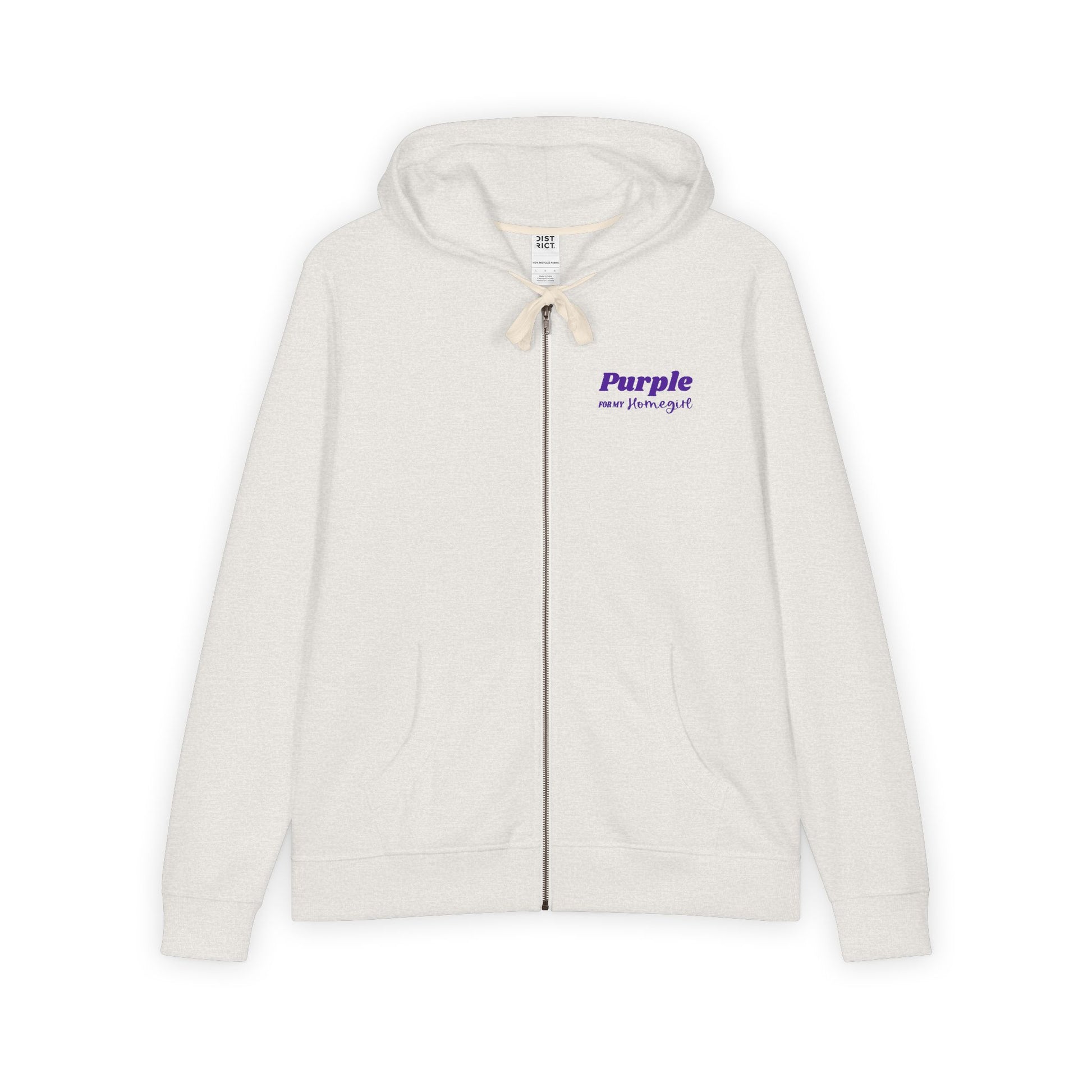 Purple For My Homegirl full zip Lupus Awareness Hoodie