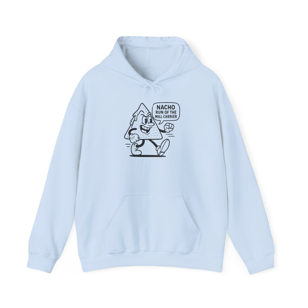 Nacho Lover's Humor Hoodie - Fun Graphic Sweatshirt for Foodies, Perfect Gift for Birthdays, Chill Days, and Parties