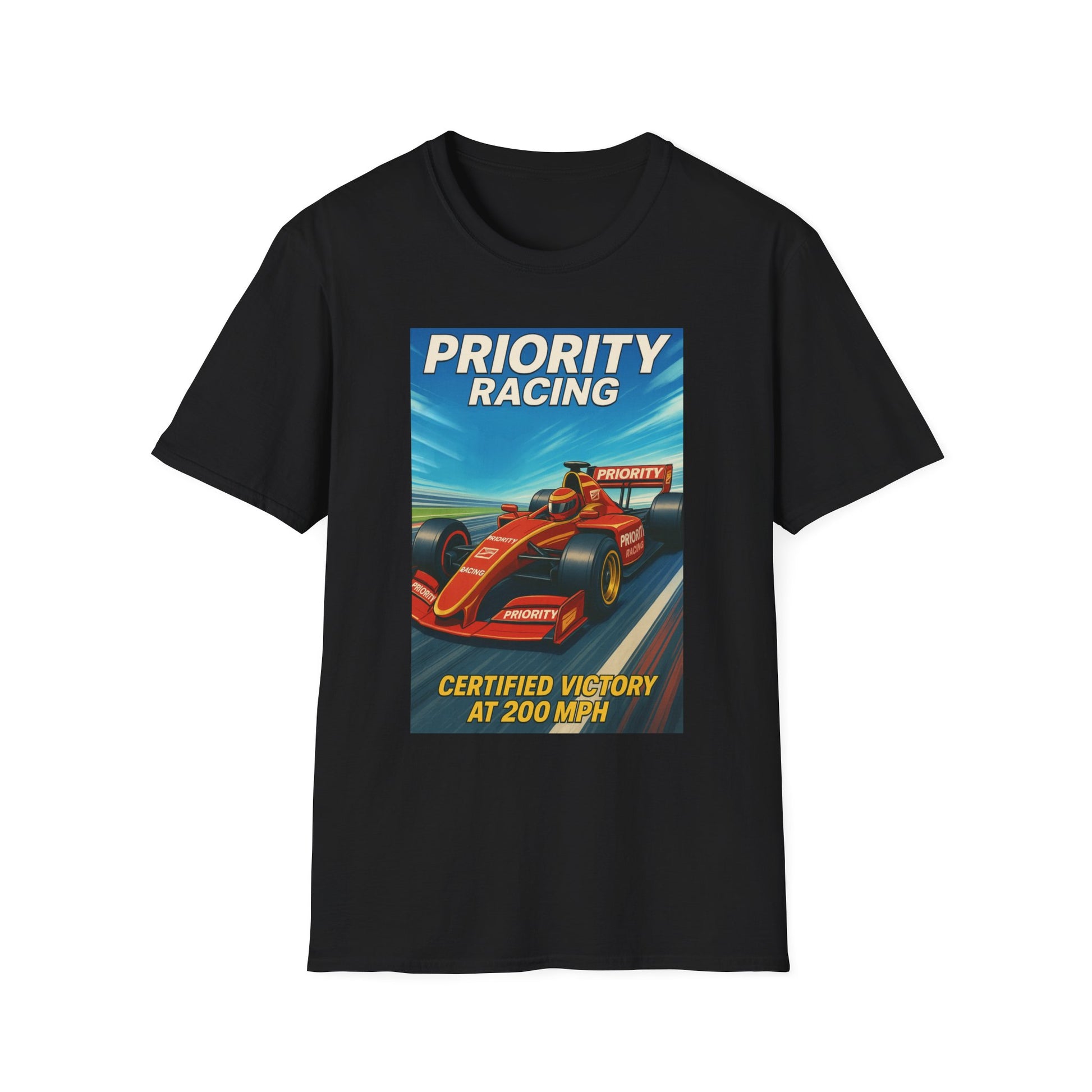 Vintage Racing T-Shirt, Retro Car Tee, Motor Sports Shirt, Gift for Car Lovers, Racing Enthusiast Apparel, Unisex Softstyle Top