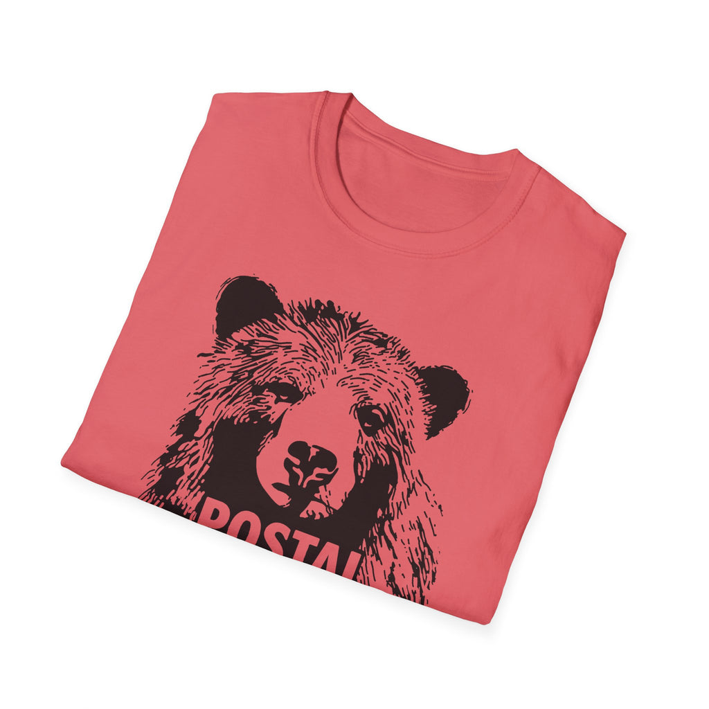 Postal Papa Bear Unisex T-Shirt | Cute Gift for Dads | Family Reunion T-Shirt | Casual Wear | Father's Day Tee | Unique Design