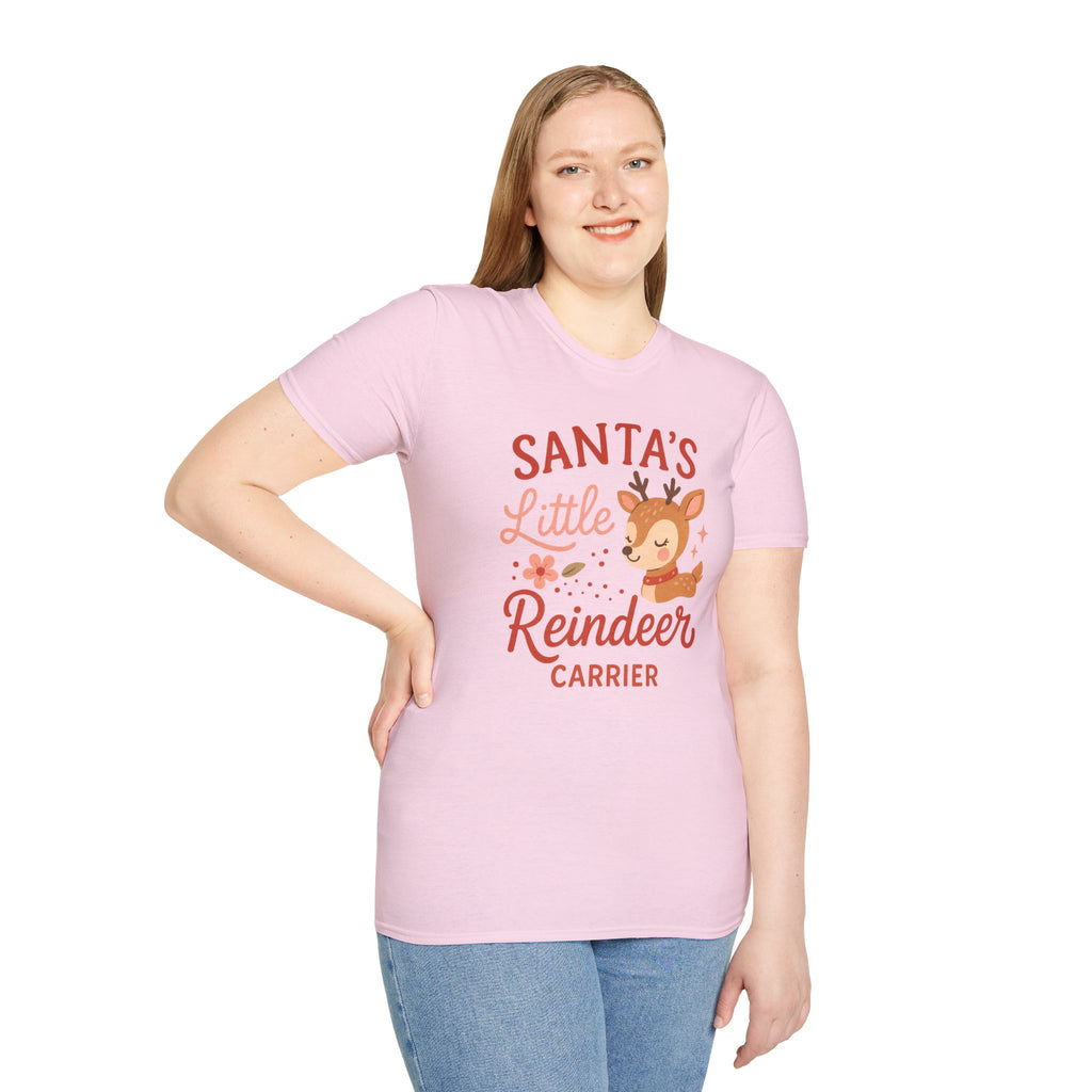 Santa's Little Reindeer Carrier T-Shirt
