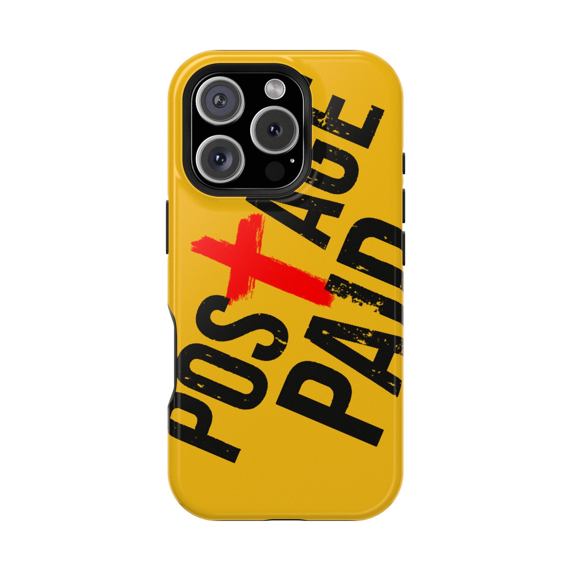 Impact-Resistant Phone Case - 'Postage Paid' Design, Inspiration Phone Case, Gifts For Faith Believers, Gifts For Postal Workers, Inspirational Gifts.