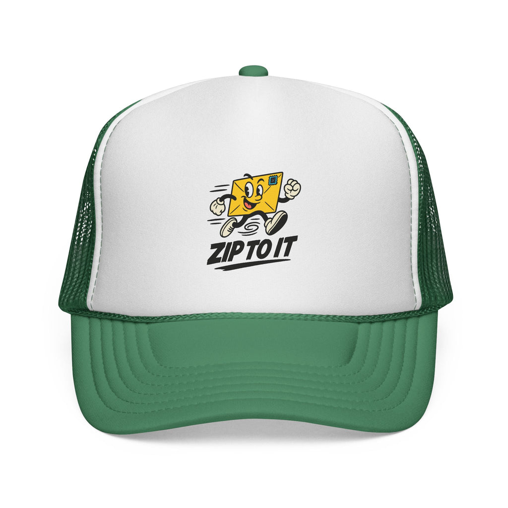 Zip To It Trucker Cap - Fun Outdoor Hat, Unique Gift for Road Trips, Summer Style, Adventure Ready, Casual Look