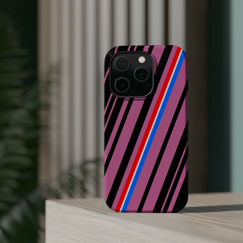 Vibrant Magnetic Phone Cases for Impact Resistance, Phone Protection, Gift for Tech Lovers, Postal Workers, Colorful Barcode Cases