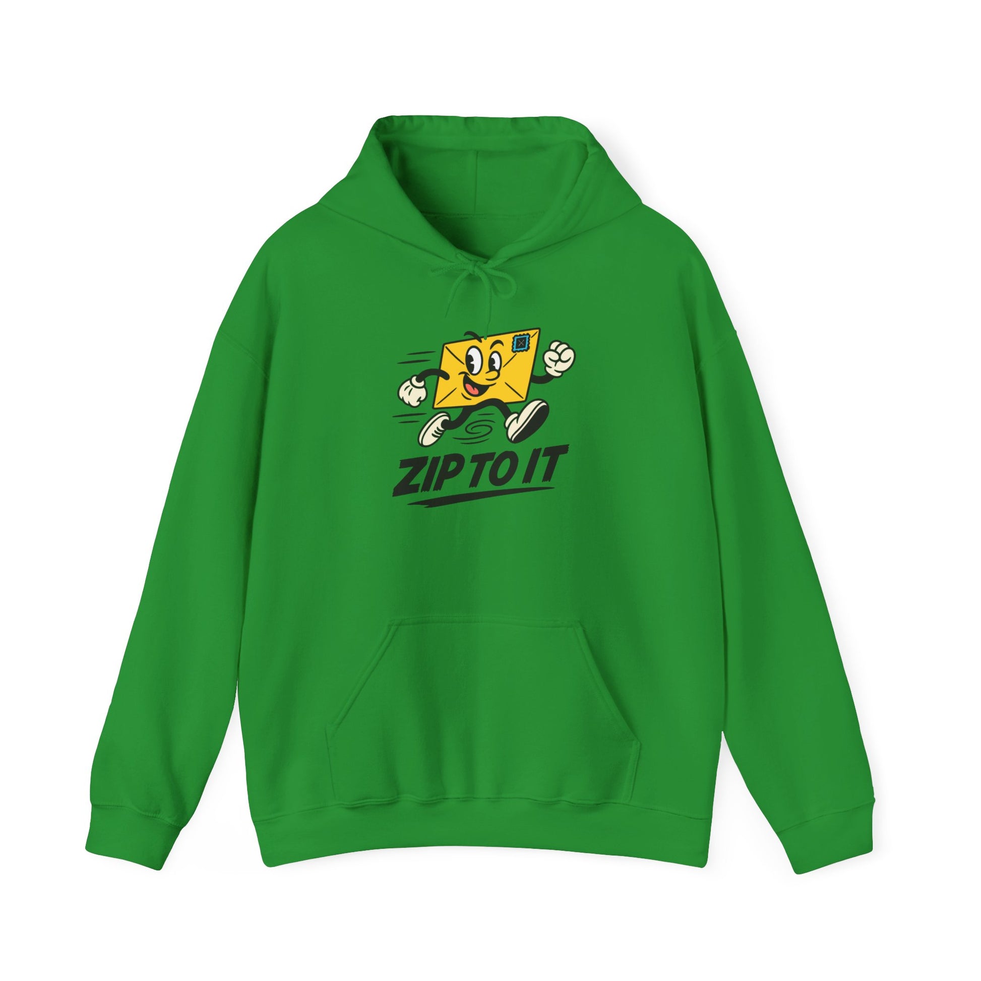 Playful Zip To It Hooded Sweatshirt for Fun & Comfort, Postal Worker, Mail Carrier, Great for Gifting, Cozy Apparel, Unisex Fashion