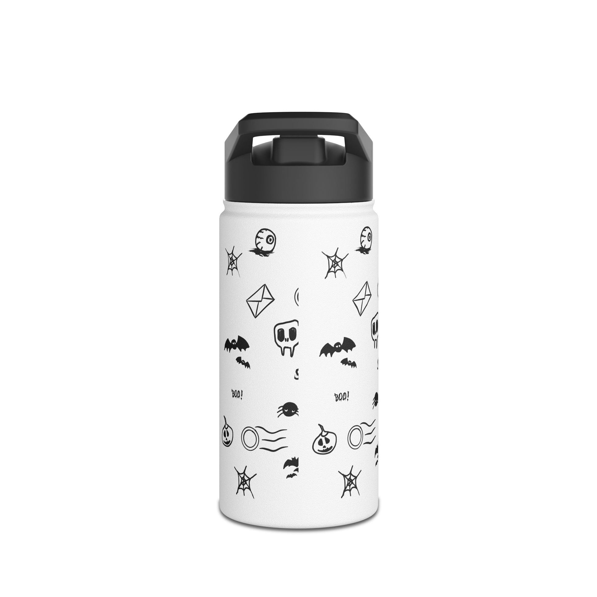 Spooky Scare Mail Design Stainless Steel Water Bottle for Halloween Lovers, Eco-Friendly Drinkware, Outdoor Hydration, Gift for Friends