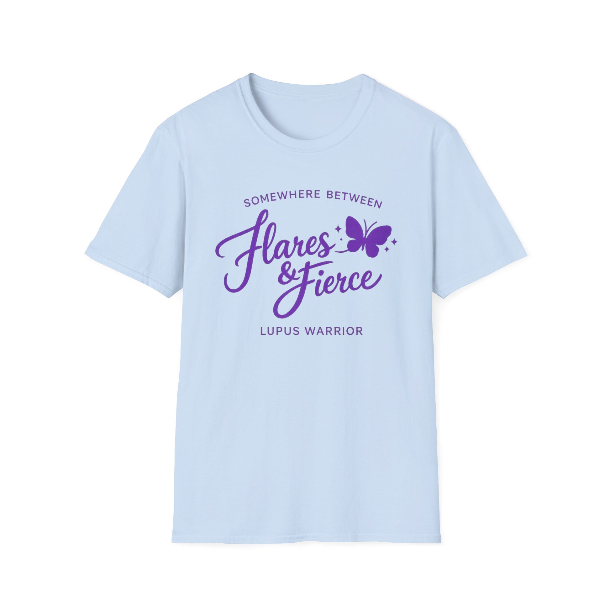 Somewhere Between Flares & Fierce Lupus Warrior T-Shirt