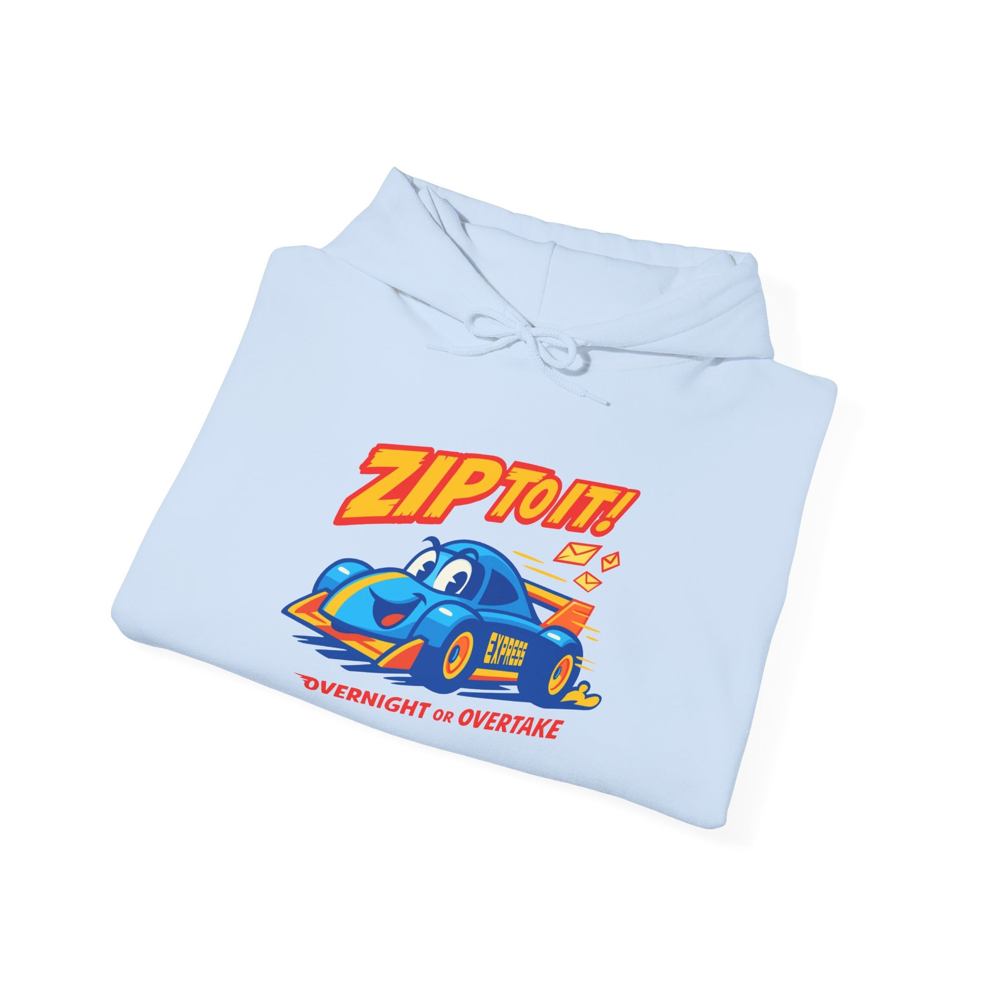 Zip It! Unisex Heavy Blend™ Hooded Sweatshirt - Fun Car Design, Gift for Car Lovers, Cozy Hoodie for Everyday Wear, Cool Graphic Sweatshirt