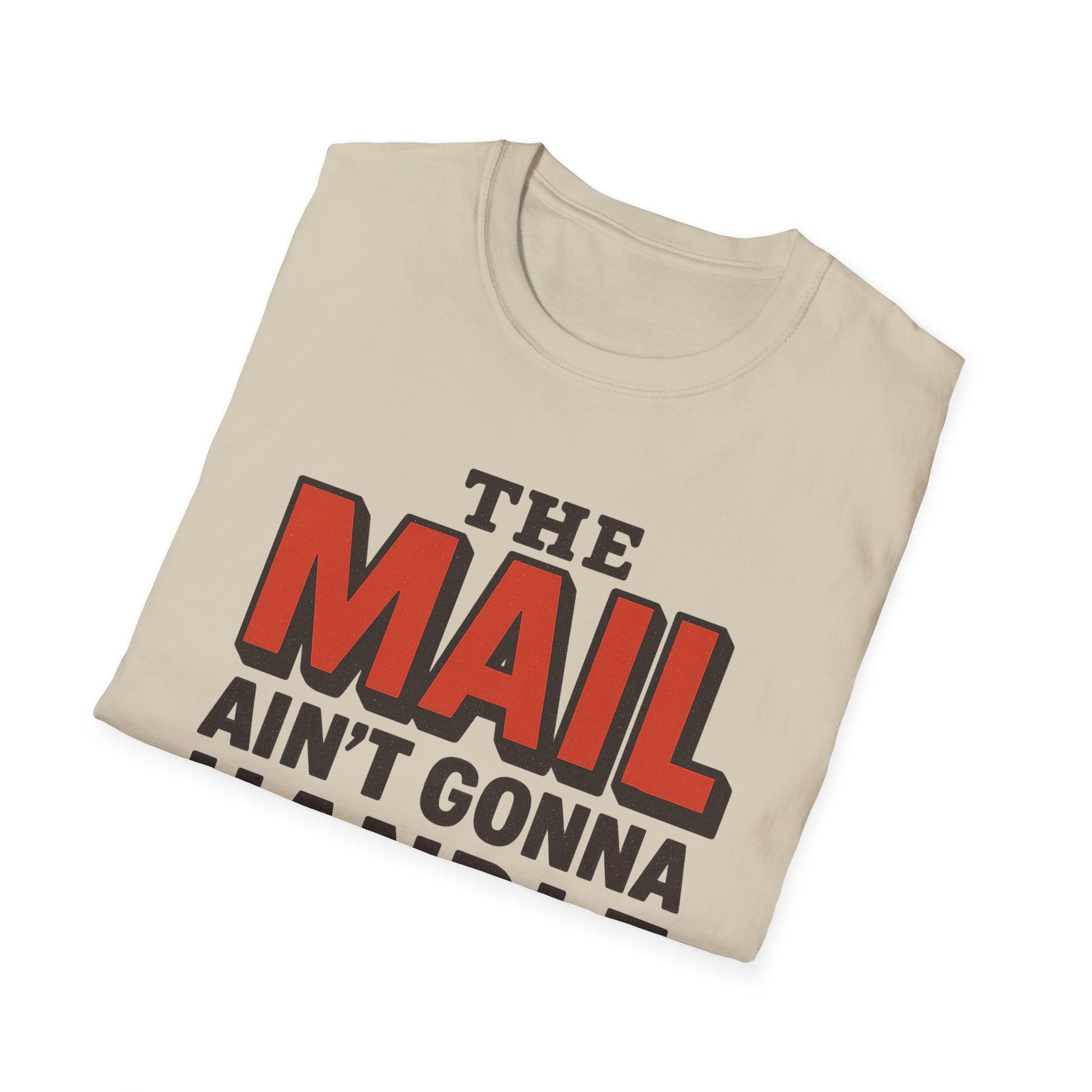 Funny Quirky T-Shirt, Humorous Tee for Mail Lovers, Gift for Postal Workers, Unique Casual Wear, Everyday Humor Top