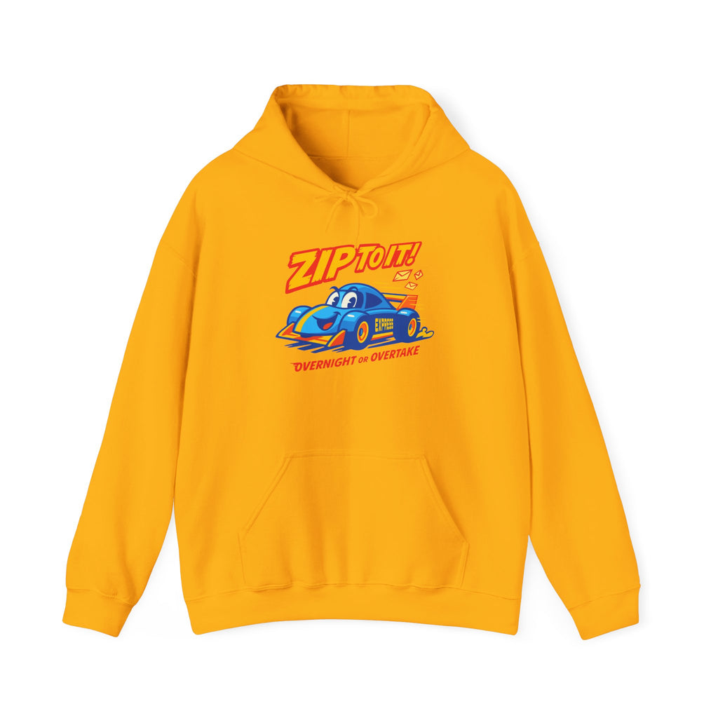 Zip It! Unisex Heavy Blend™ Hooded Sweatshirt - Fun Car Design, Gift for Car Lovers, Cozy Hoodie for Everyday Wear, Cool Graphic Sweatshirt