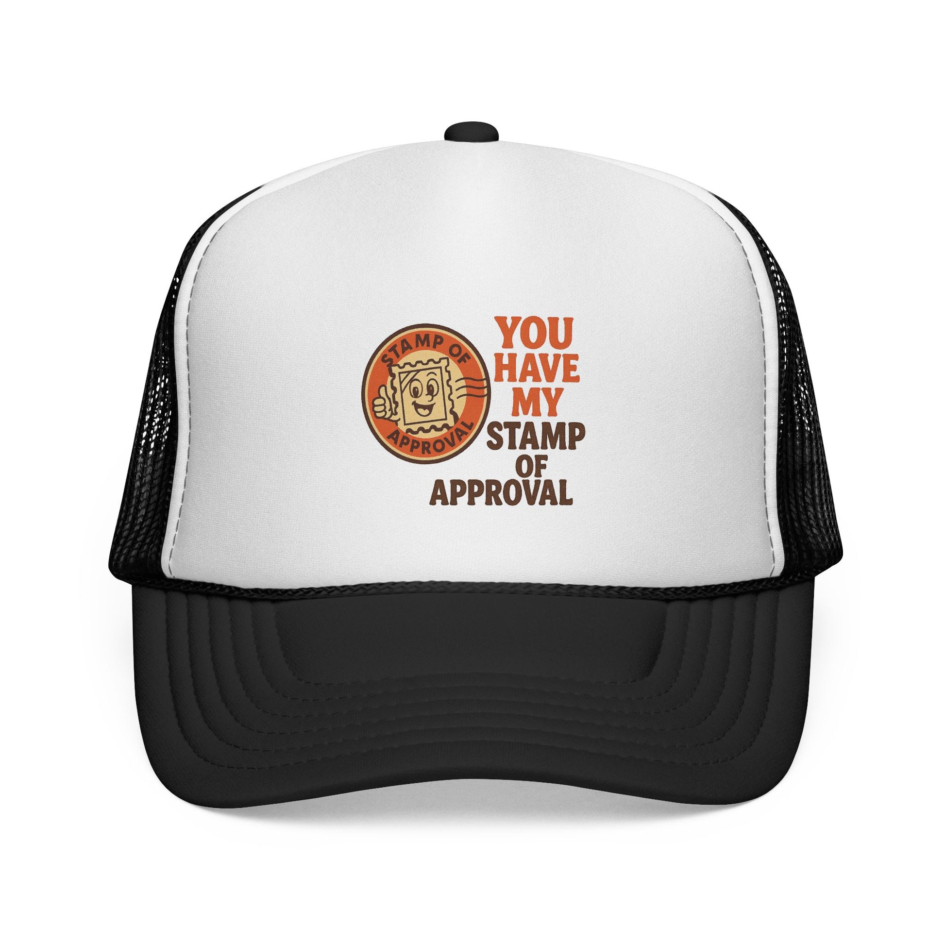 You Have My Stamp of Approval Trucker Cap | Funny Gift for Dad, Outdoor Hat, Summer Accessory, Unique Birthday Gift, Cool Caps