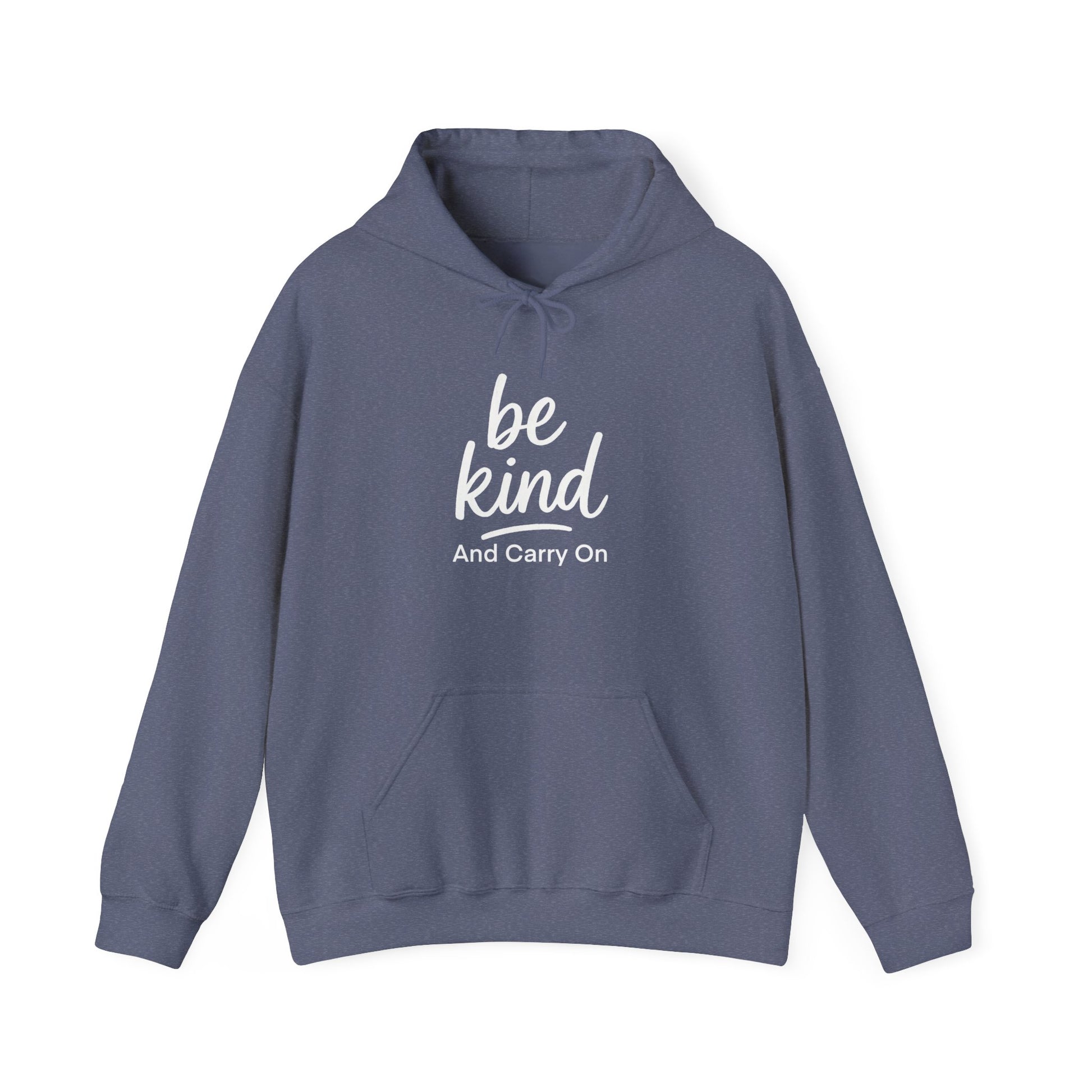Be Kind & Carry On Hoodie - Unisex Heavy Blend Sweatshirt for Positive Vibes, Postal Vibes, Thoughtful Gift For Postal Workers, Cozy Layering, Inspirational Style
