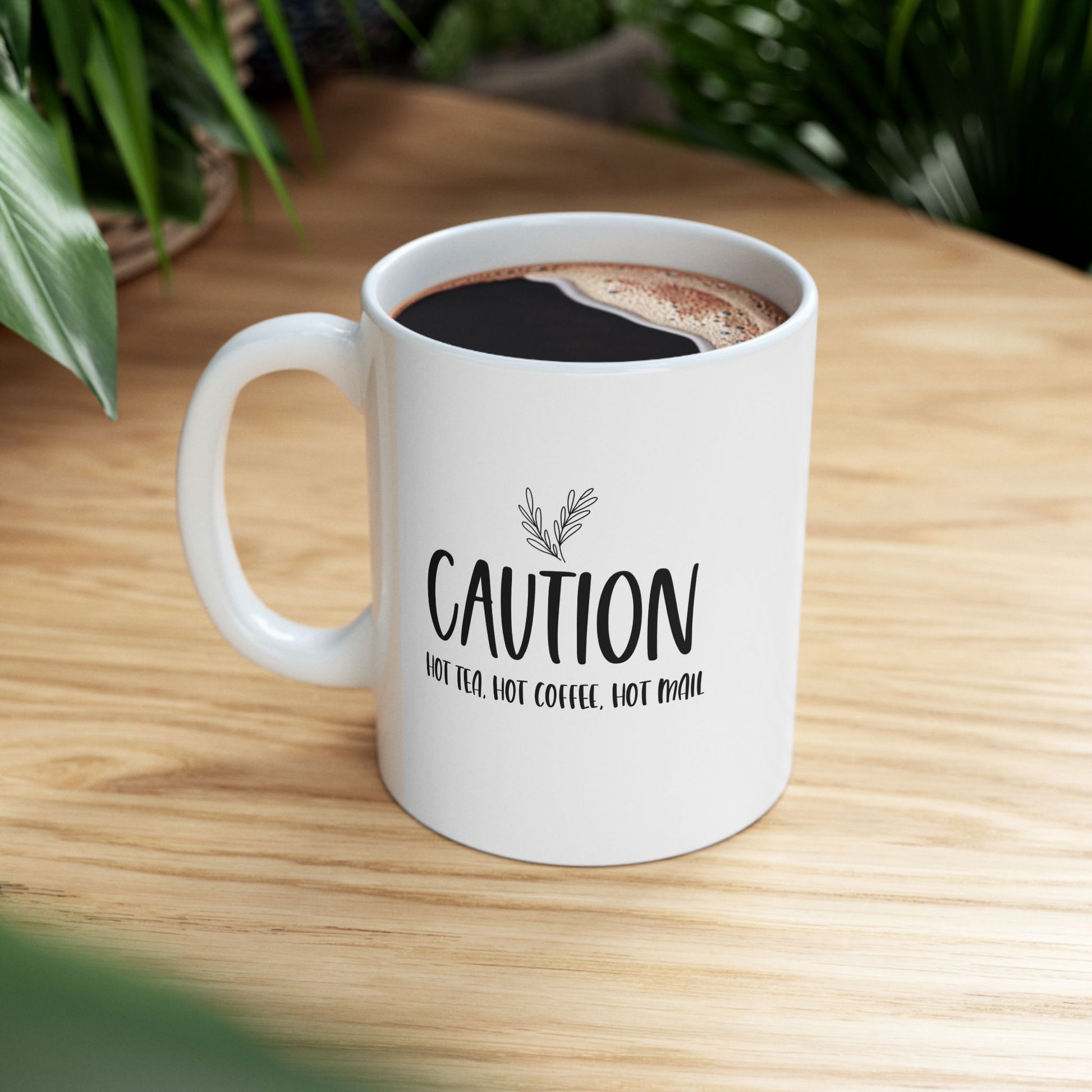 Caution Funny Ceramic Coffee Mug - For Your Daily Dose of Humor