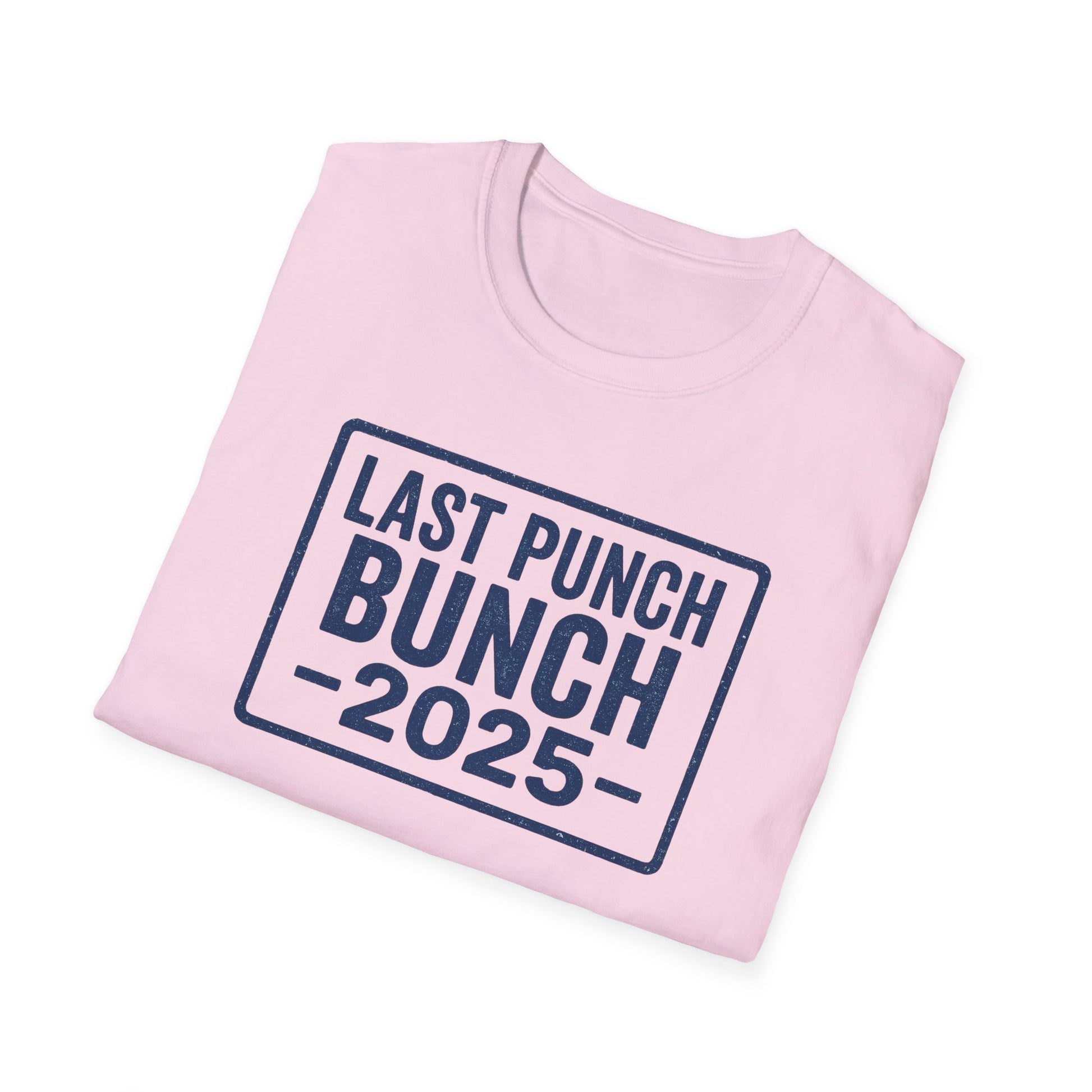 Unisex Softstyle T-Shirt - Last Punch Bunch 2025, Gift Ideas For Retirees, Perfect For Postal Workers
