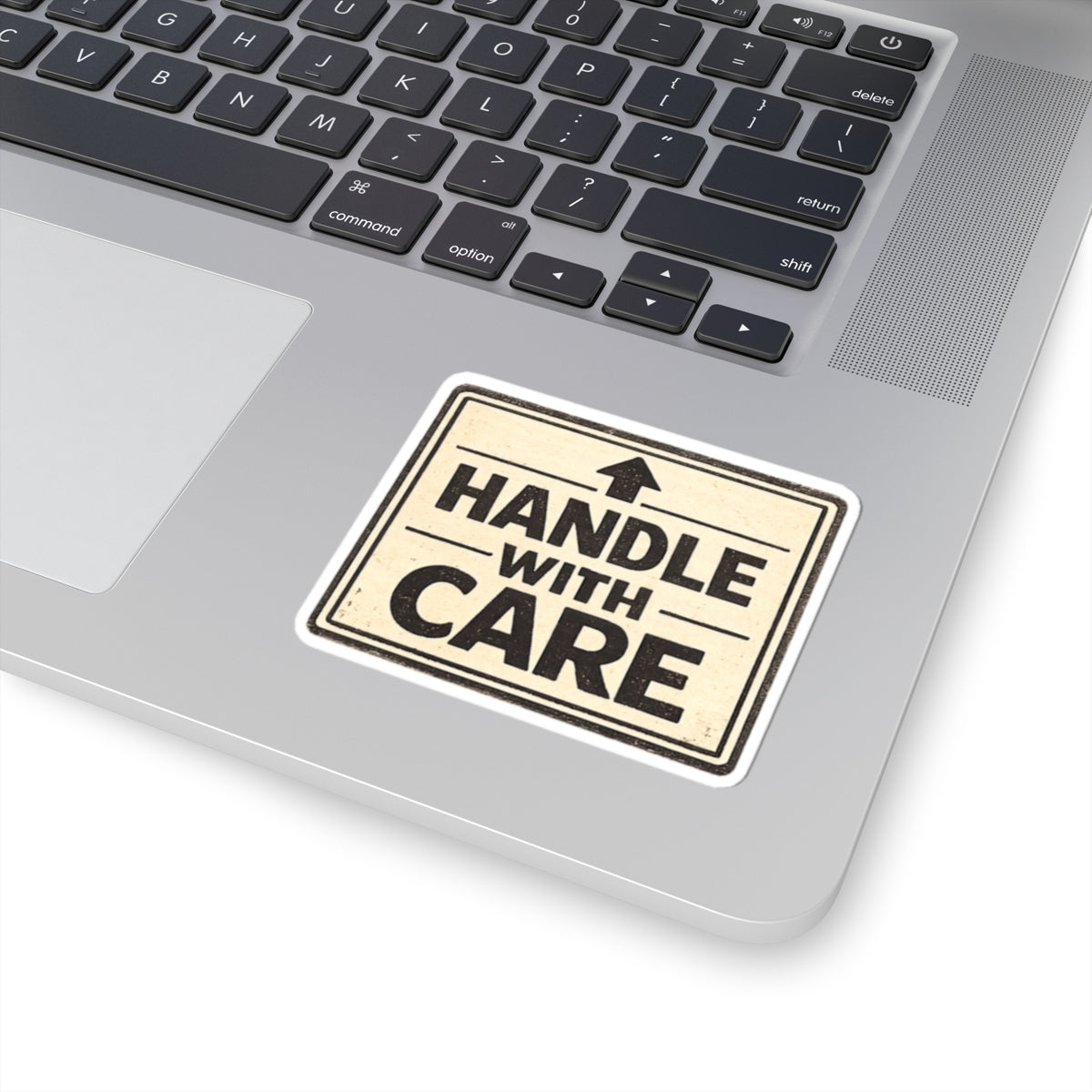 Handle With Care Sticker — Vintage Handle With Care Decal for Laptops, Packages, Crafts & Gifts