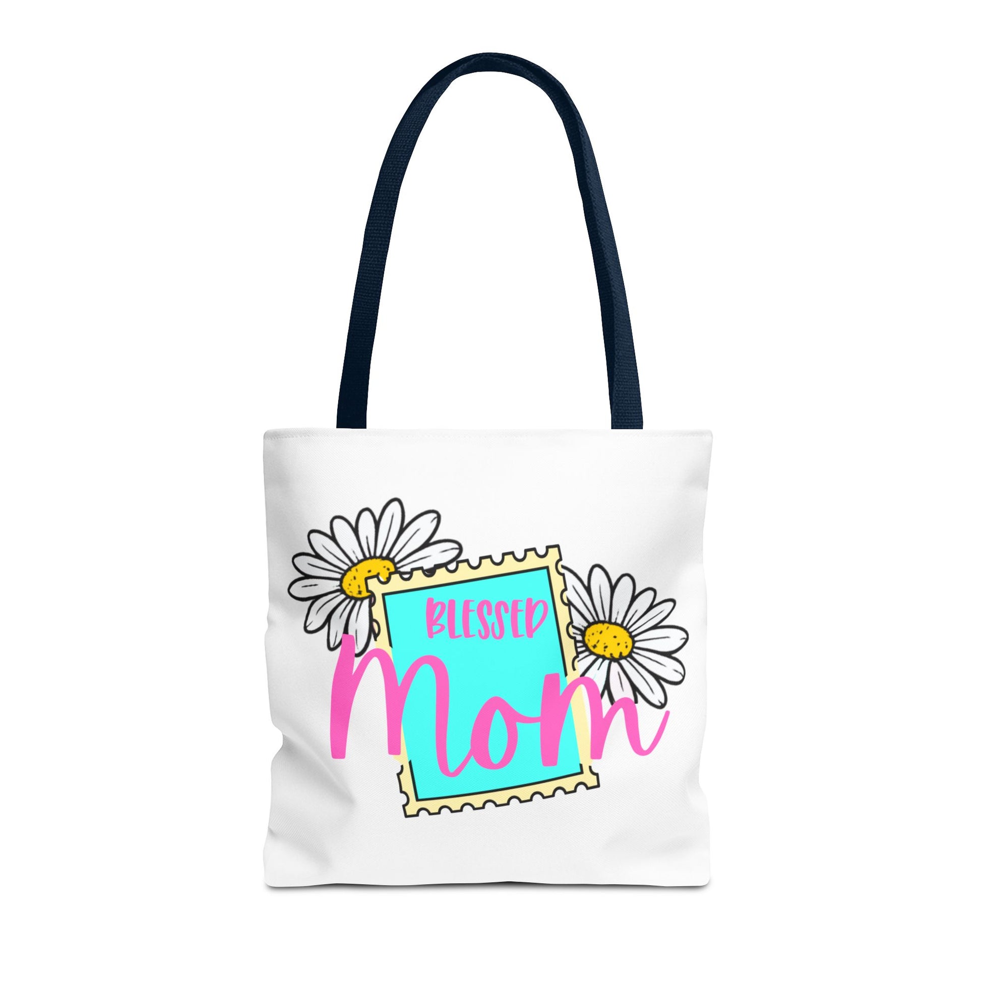 Blessed Mom Daisy Tote Bag – Floral Mother’s Day Gift