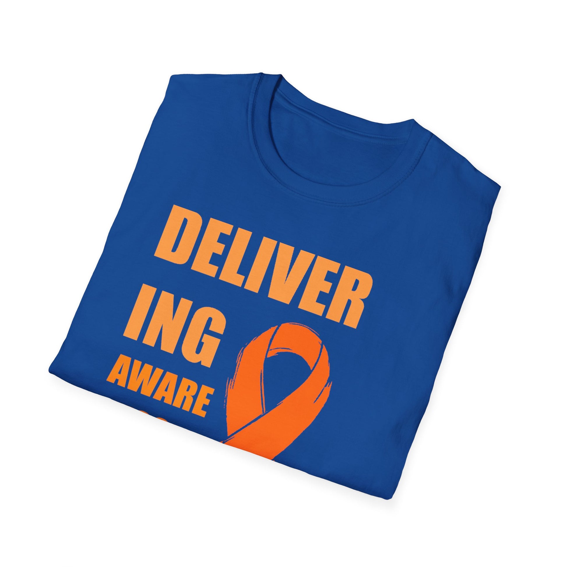 Multiple Sclerosis Awareness Shirt – Delivering Awareness Orange Ribbon Support Tee