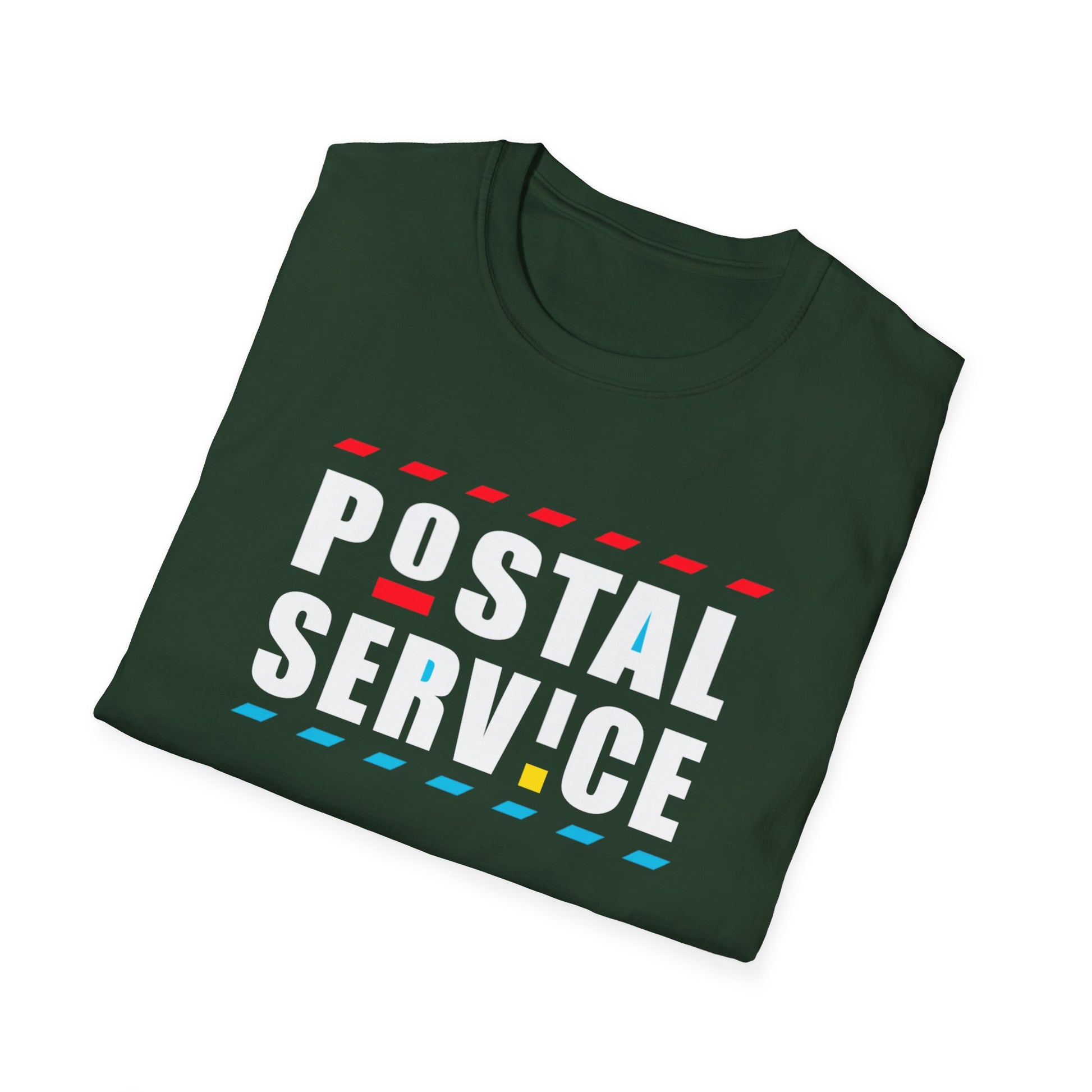 Postal Service Unisex Softstyle T-Shirt, Fun Graphic Tee, Gift for Postal Workers, Unique Casual Wear, Great for Holidays