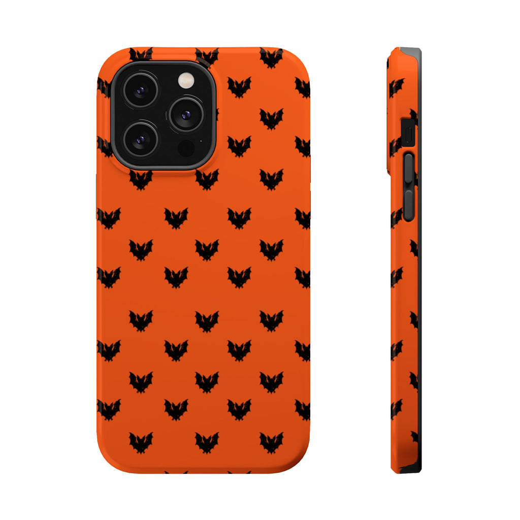 Halloween Design Durable Phone Case with Spooky Bat Design, Magnetic Impact-Resistant Case, Black Cat Pattern, Gift for Halloween, Phone Accessories, [...]