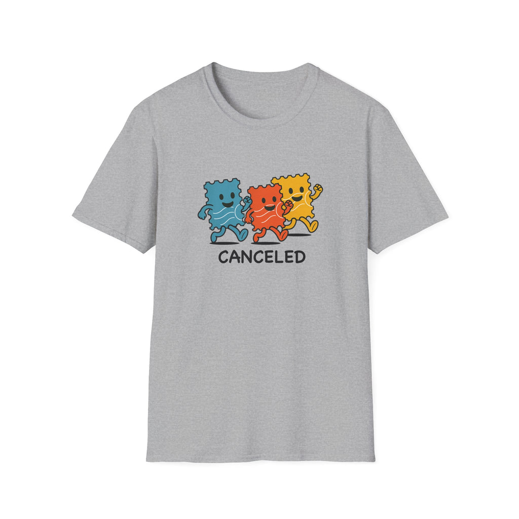 Cute Canceled Cartoon T-Shirt, Funny Gift for Friends, Unisex Softstyle Tee, Playful Graphic T-Shirt, Casual Wear for Celebrations, [...]