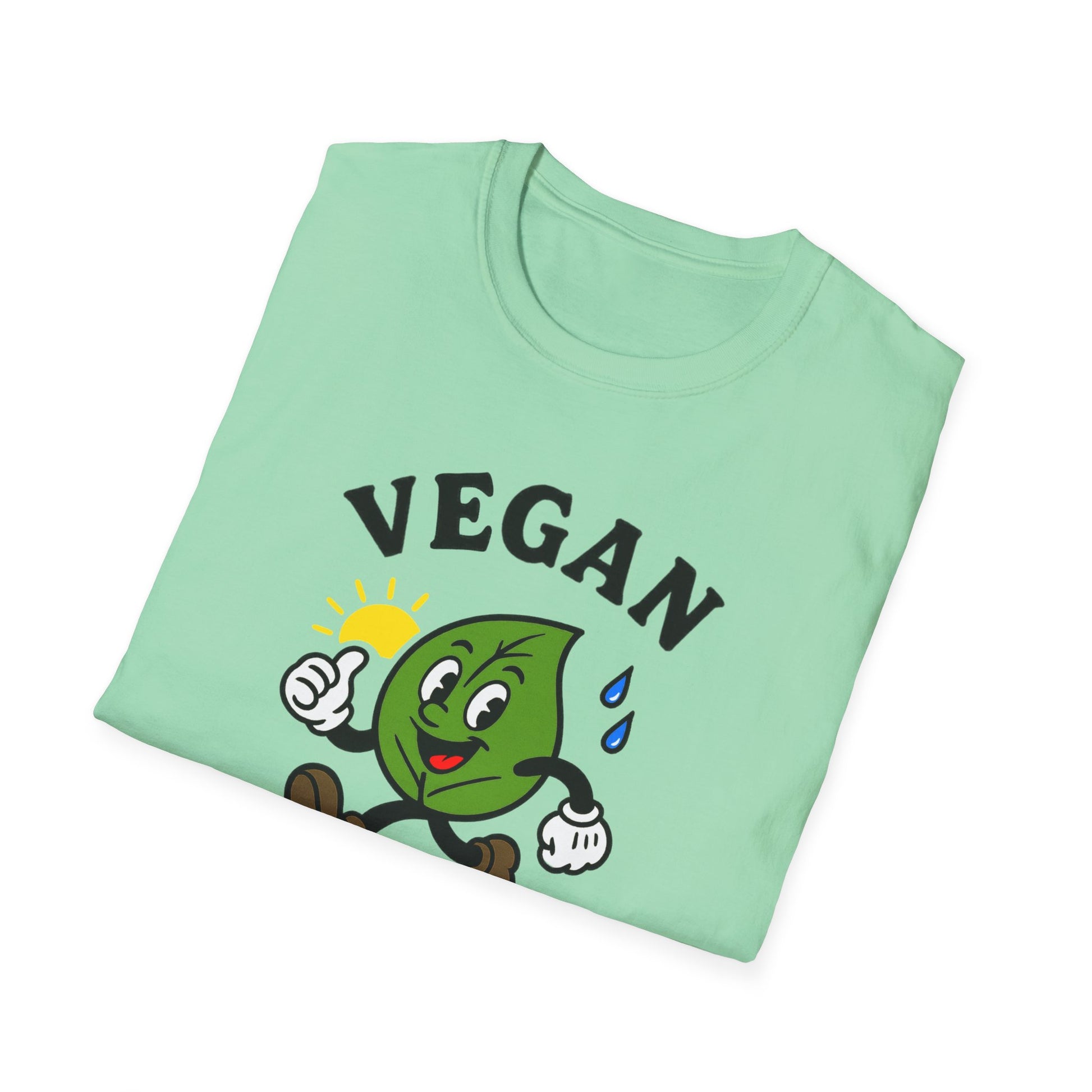 Vegan Awareness T-Shirt, Unisex Softstyle Tee, Eco-Friendly Fashion, Mail Carrier, Cute Vegan Gifts, Plant-Based Lifestyle Apparel, Postal Worker, Perfect for Earth Day