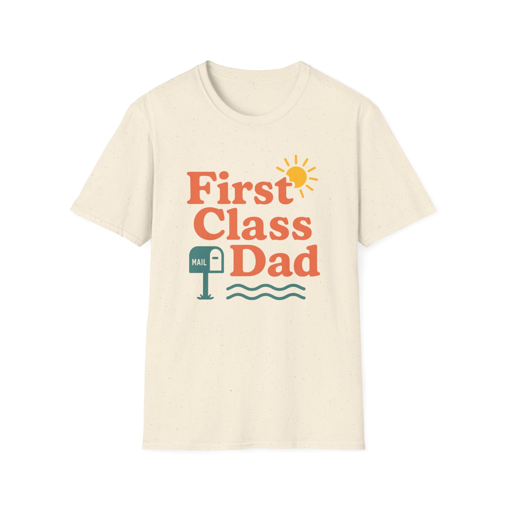 First Class Dad T-Shirt, Father's Day Gift, Unisex Tee, Softstyle Shirt, Cool Dad Apparel, Summer Wear
