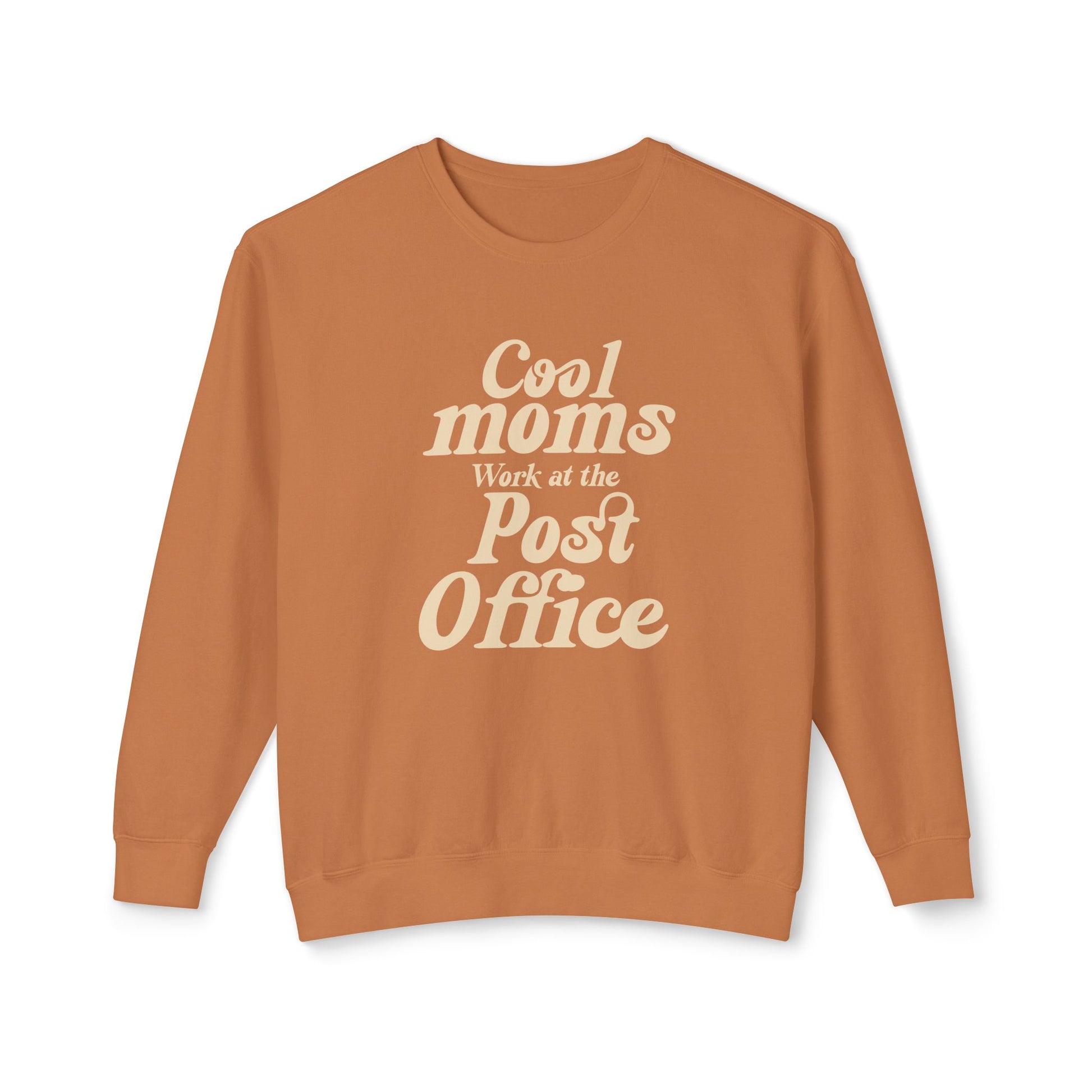 Cool Moms Work For The Post Office Crewneck Sweatshirt – Funny Mom Sweatshirt, Cute Mother’s Day Gift, Cozy Women’s Pullover, Delivery Worker Gift