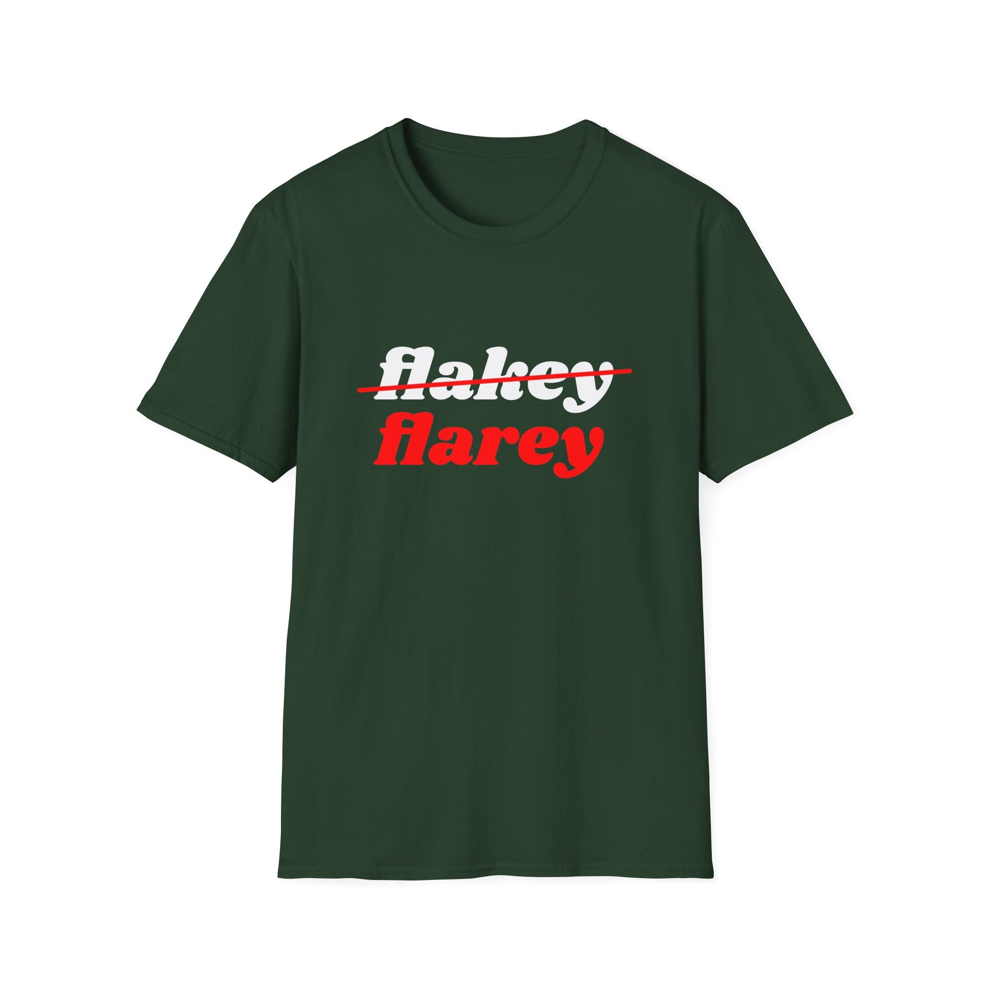 Not Flake, Flarey — Lupus humor Unisex Softstyle T-Shirt