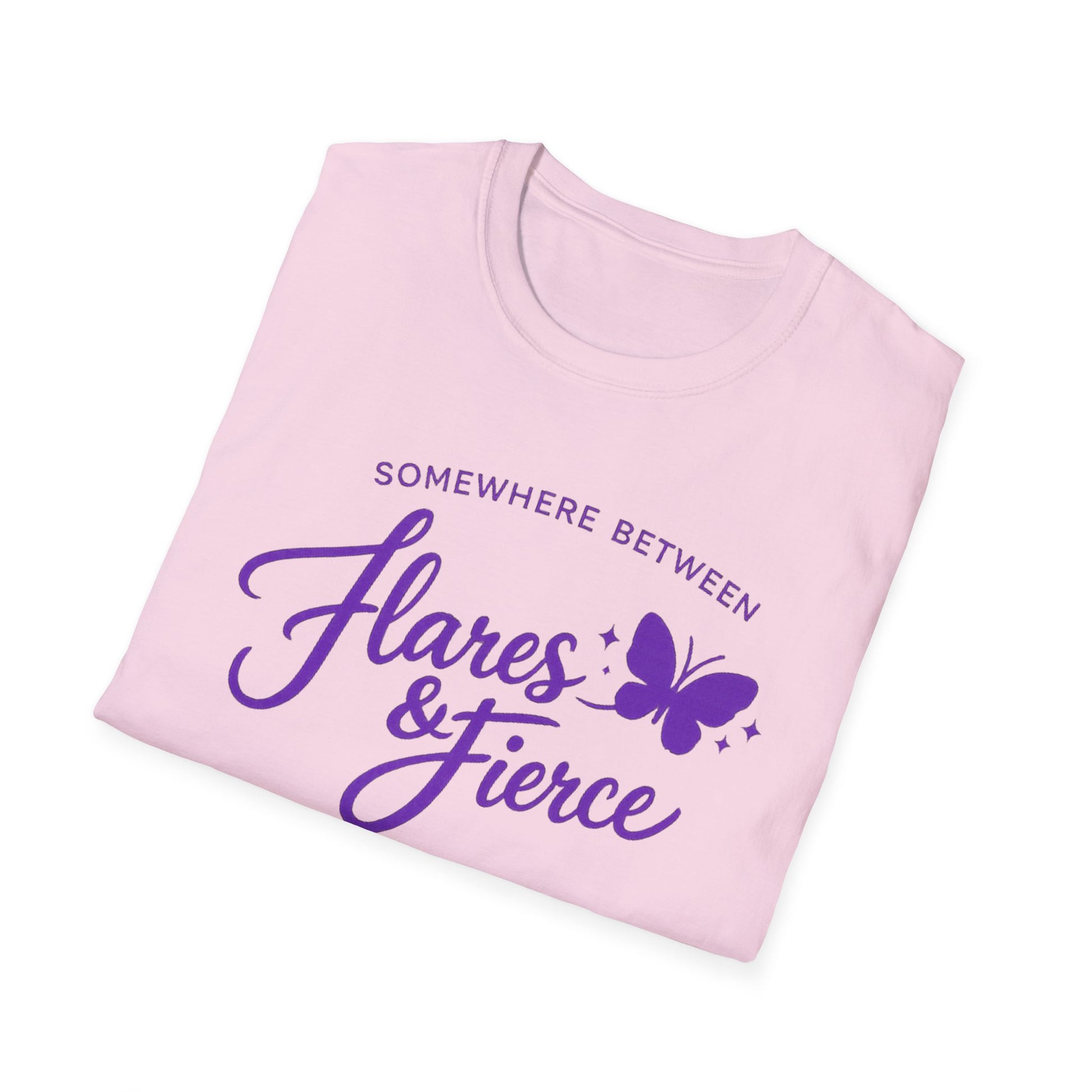 Somewhere Between Flares & Fierce Lupus Warrior T-Shirt