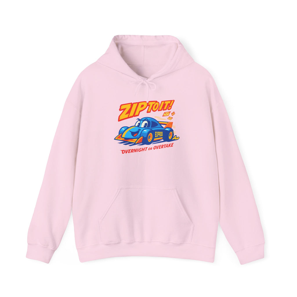 Zip It! Unisex Heavy Blend™ Hooded Sweatshirt - Fun Car Design, Gift for Car Lovers, Cozy Hoodie for Everyday Wear, Cool Graphic Sweatshirt