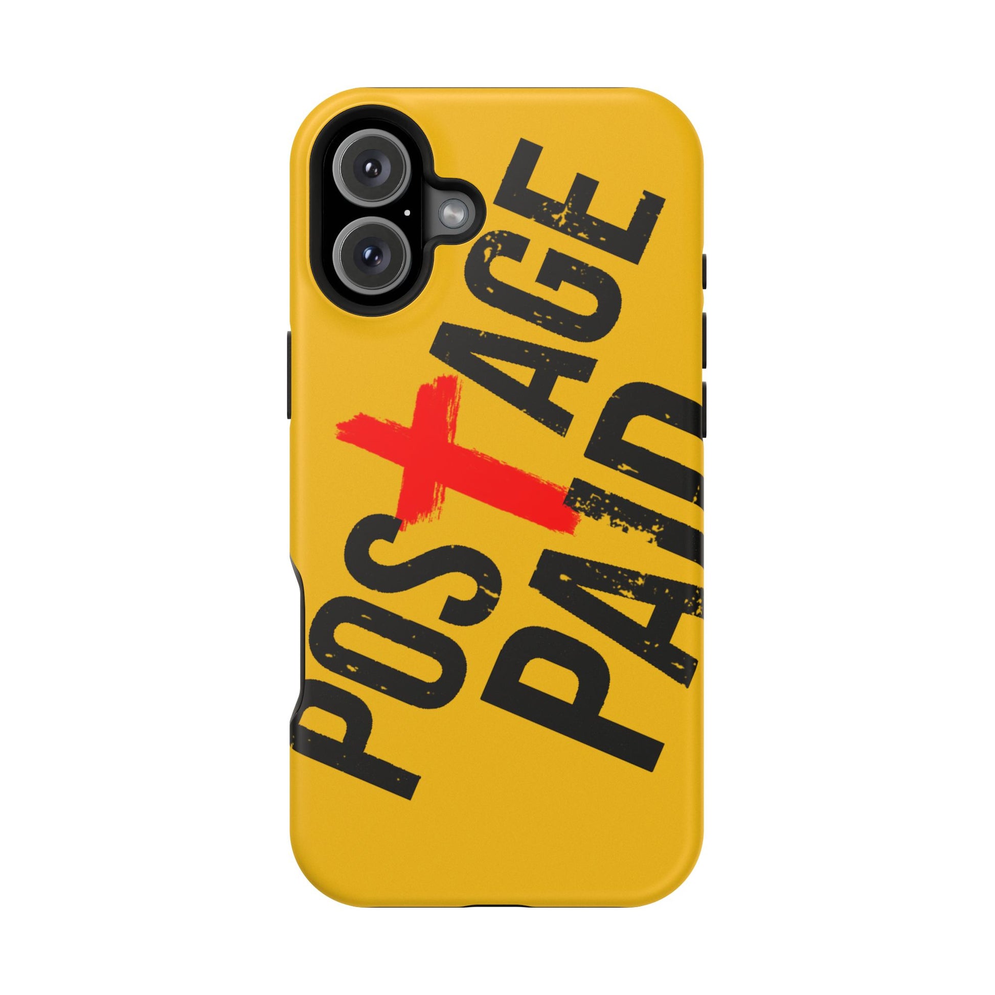 Impact-Resistant Phone Case - 'Postage Paid' Design, Inspiration Phone Case, Gifts For Faith Believers, Gifts For Postal Workers, Inspirational Gifts.