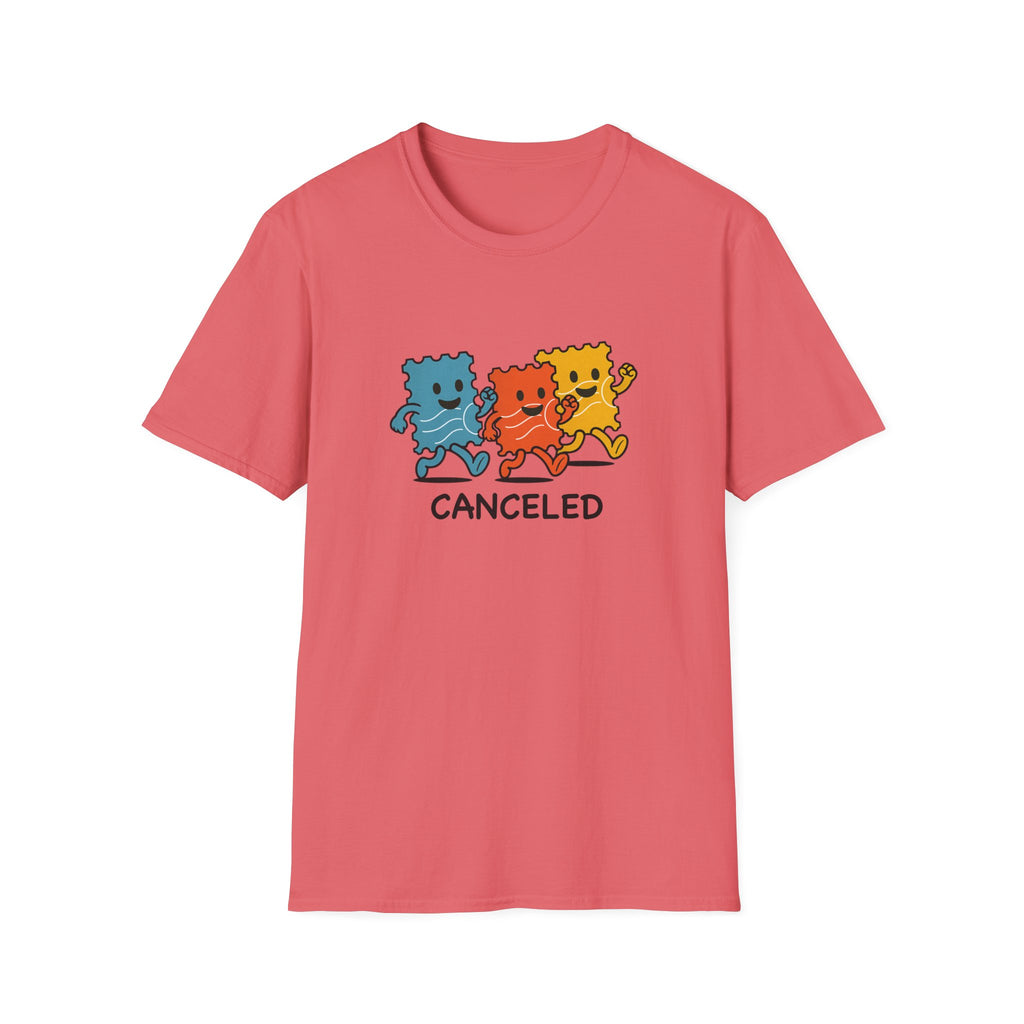 Cute Canceled Cartoon T-Shirt, Funny Gift for Friends, Unisex Softstyle Tee, Playful Graphic T-Shirt, Casual Wear for Celebrations, [...]
