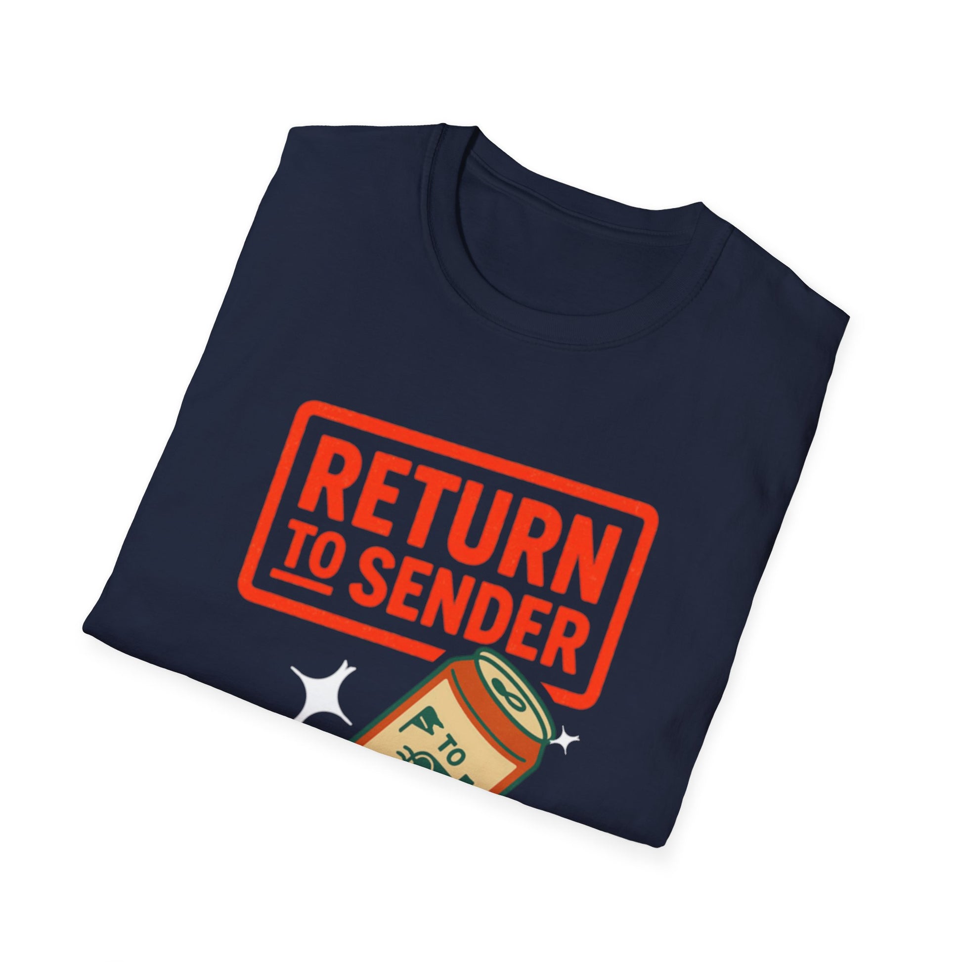 Return to Sender Graphic Tee, Quirky Gift for Beer Lovers, Fun Casual Wear, Unisex Humor T-Shirt, Everyday Comfort Shirt