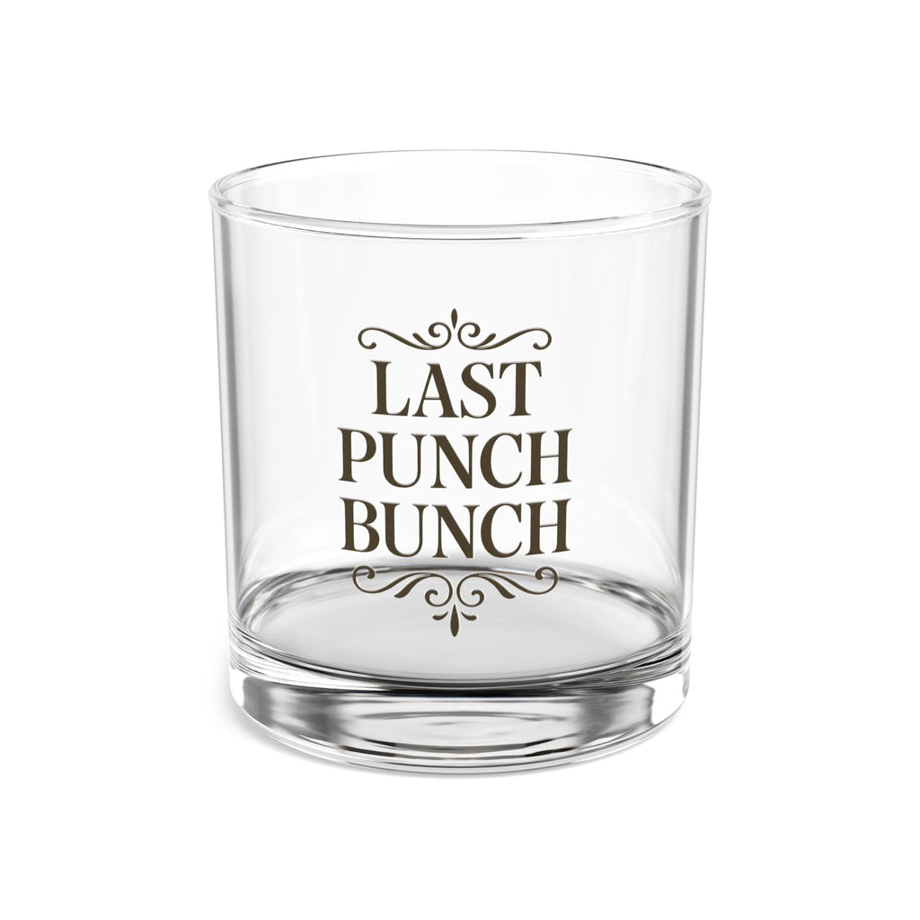Engraved Rocks Glass - Last Punch Bunch - 10oz Whiskey Tumbler, Retirement Gift Ideas,