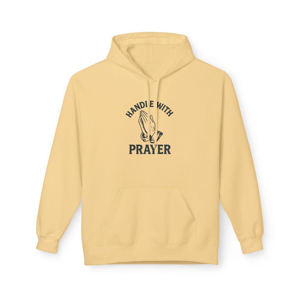 Handle With Prayer Hoodie - Unisex Midweight Softstyle Fleece - Spiritual Gift, Comfort Apparel, Cozy Hoodie, Faith-based Clothing, Relaxed Wear